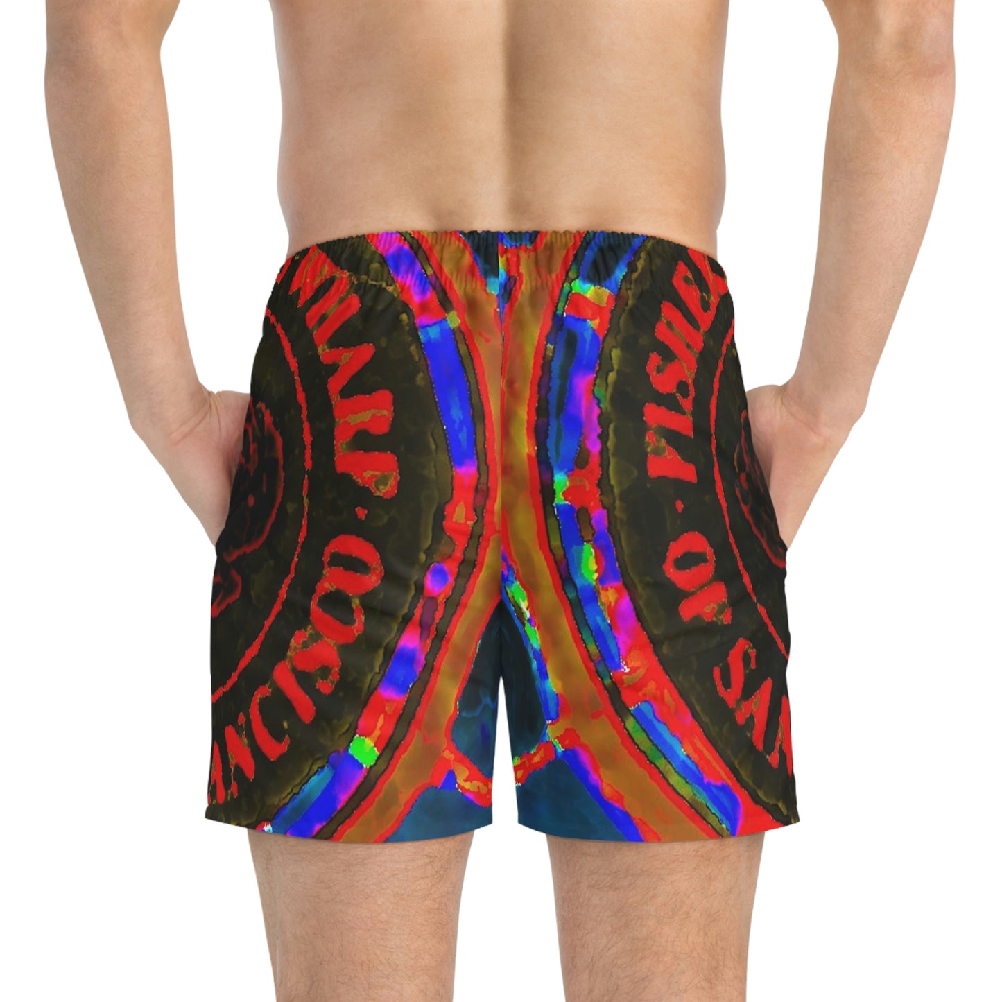 Swim Trunks ... "No.9 Fishermen's Grotto - Fishermen's Wharf, SF, California" ... Family Archives: 1970's ... Original Works ...