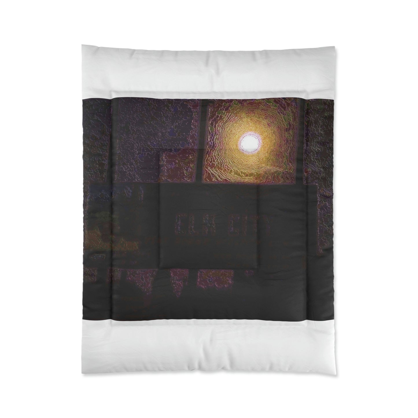 Comforter ... Car Approaches From The Stern ... Moon Ascendary From The Bow ... "Two Friendly Travellers On A Cold Night Near Elk City" ... C