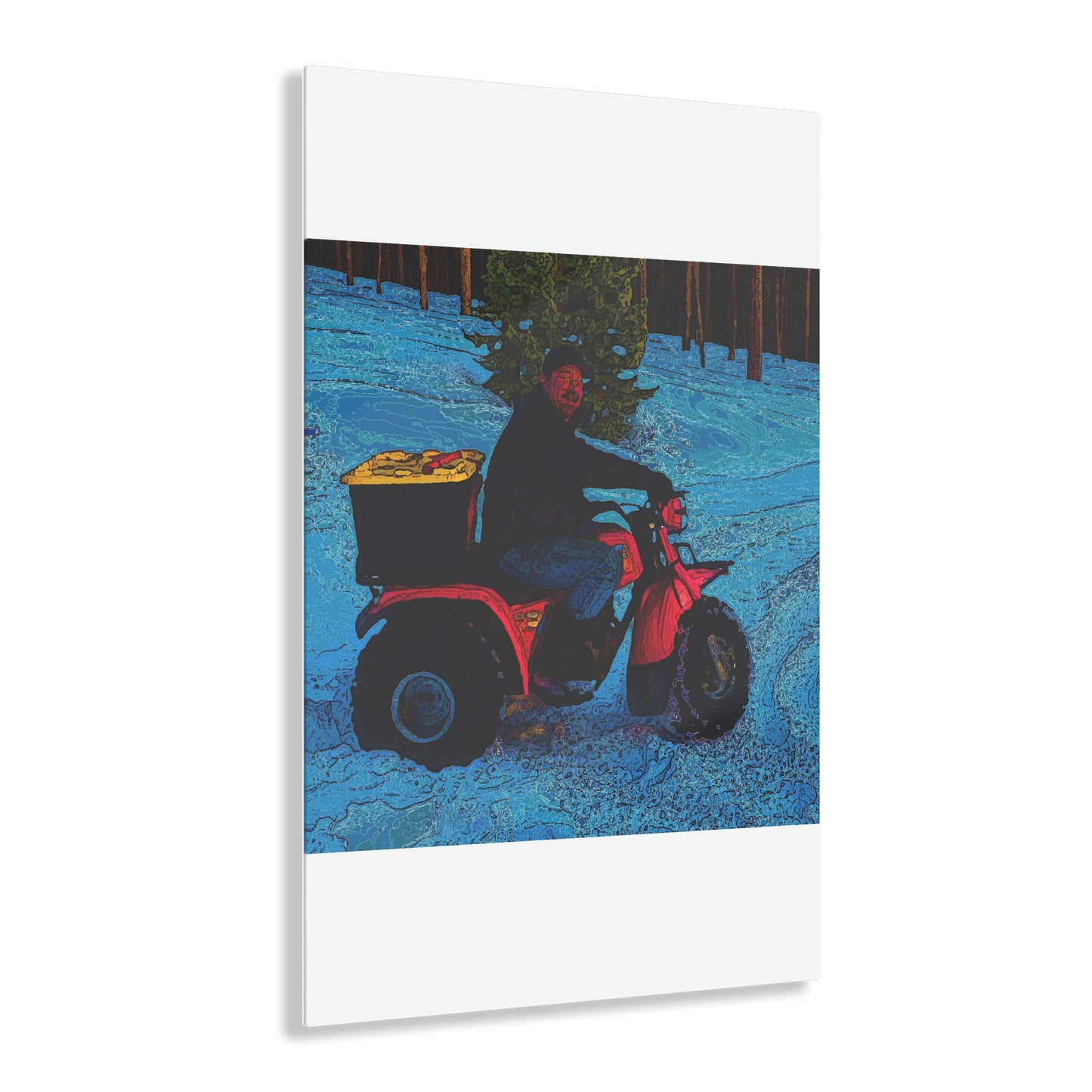 Acrylic Prints ... There's 2-Wheelin ... There's 4-Wheelin ... 'And-Of-Course' ... "There's 3-Wheelin-In-The-Snow" ...  Original Works ...