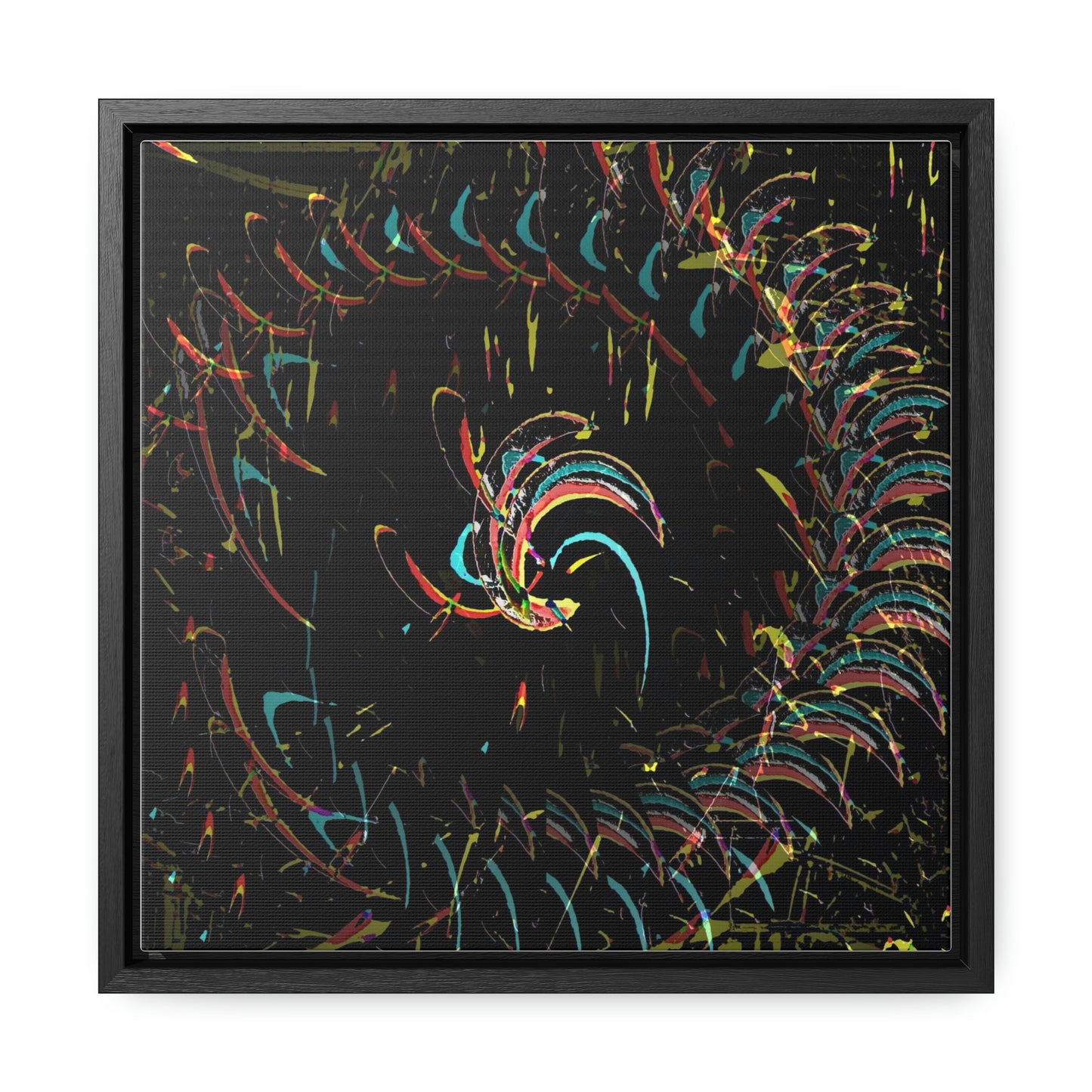Gallery Canvas Wraps, Square Frame ... "Waning Moon" ... Central Idaho ... October 2022 ... Rendering Time: 22 Hours ... Original Works ...