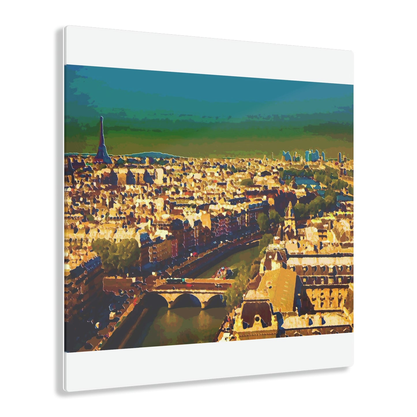 Acrylic Prints ... Au Paris ... "Along The River Seine" ... Barbara Joan Bonnel-Holt: 1972 ... Original Works ...