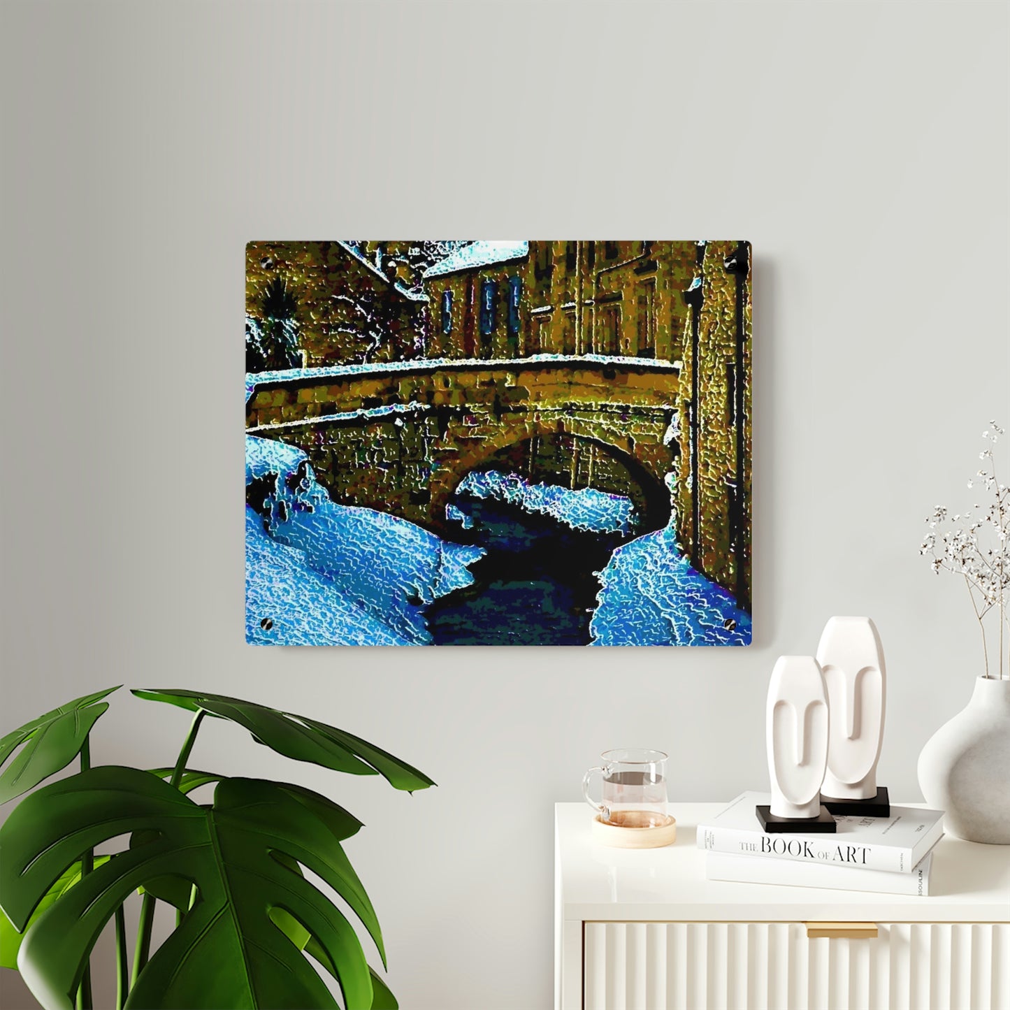 Acrylic Wall Art Panels ... Walikng The Streets & Alleys ... 'Strolling The Canals ... '  ... Original Works  ...
