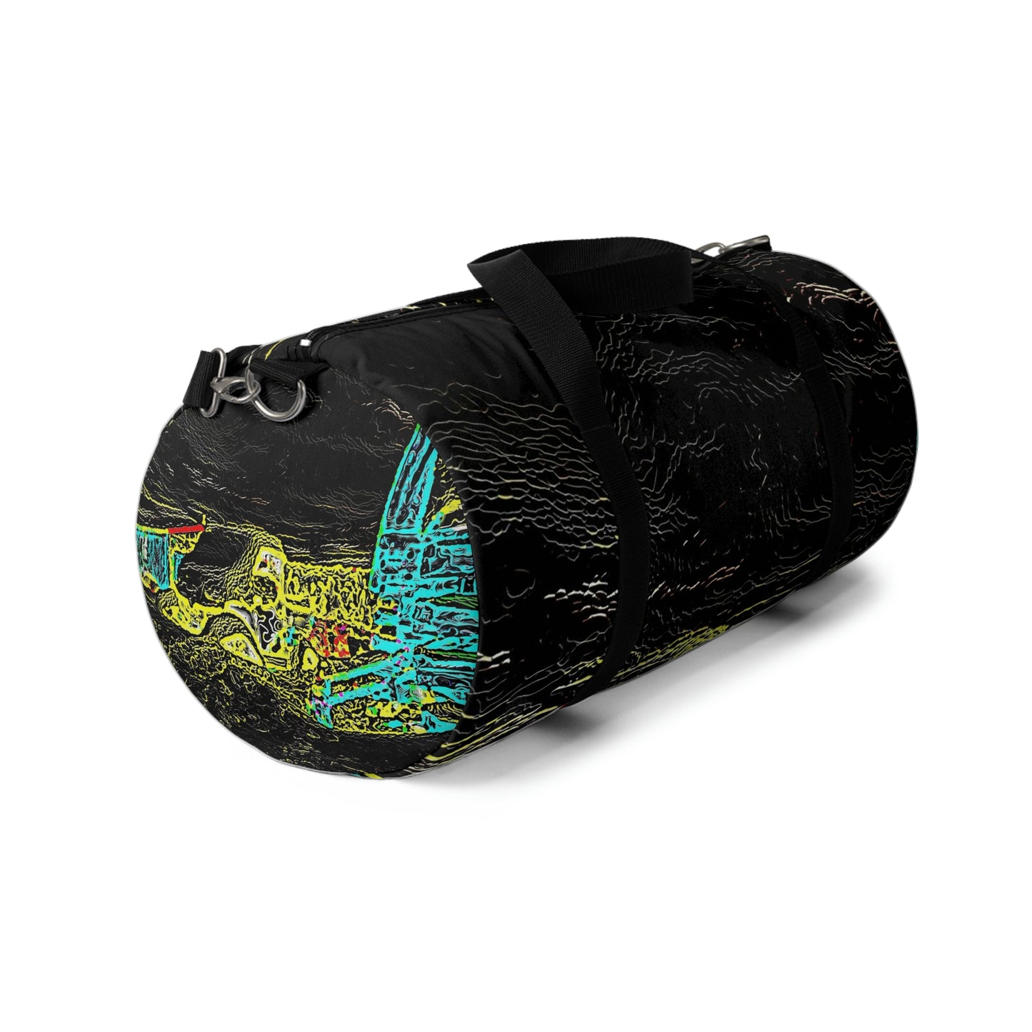 Duffel Bag ...  "Snow Vehicle In Snow Storm At-Rest" ... Circa 12Mar23 ... Central Idaho ... 18-Hours Rendering Time: Original Works ...