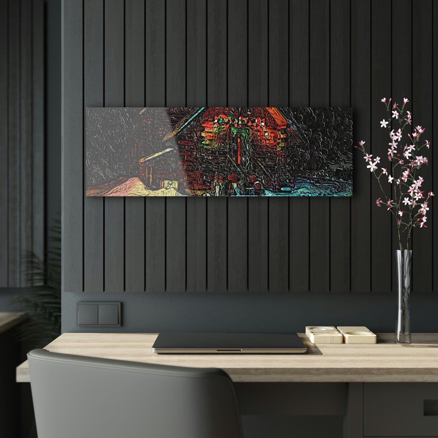 Acrylic Prints ... A Cold ... A Very Snowy ... "A Tranquil & Quiet Morning In Mountainous Central Idaho" ... Original Works ...