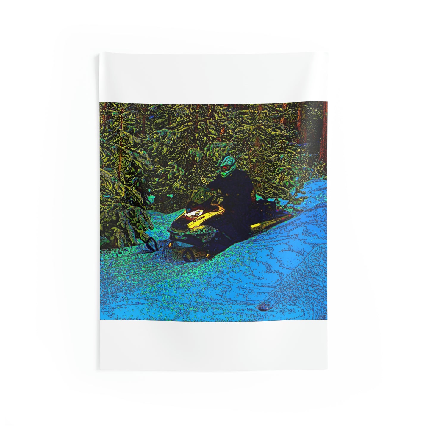 Indoor Wall Tapestries ... Yep ... "Another Day ... Riding Through The Wilderness ... " ... February 2023 ... Original Works ...
