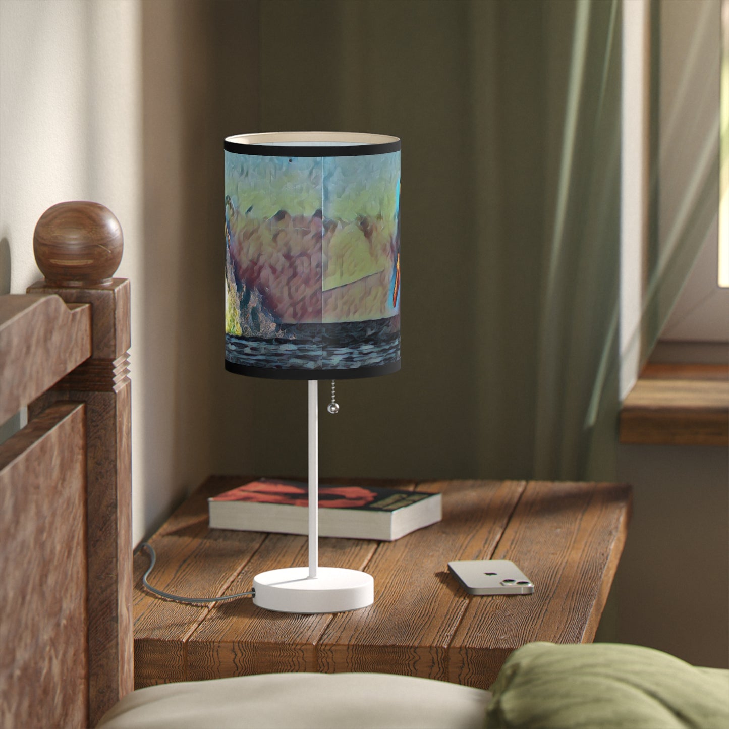 Lamp on a Stand, US|CA plug ... An Extraordinary Humpback Breach ... 'With Explosive Energy' ... Family Archives (KPH) ... Circa: 21st Century. Maui, HI ... Original Works ...