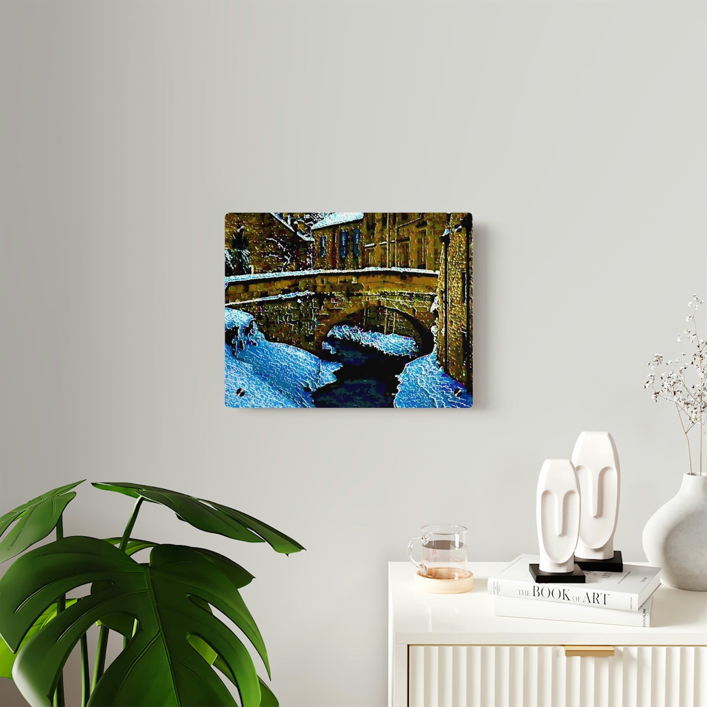 Acrylic Wall Art Panels ... Walikng The Streets & Alleys ... 'Strolling The Canals ... '  ... Original Works  ...
