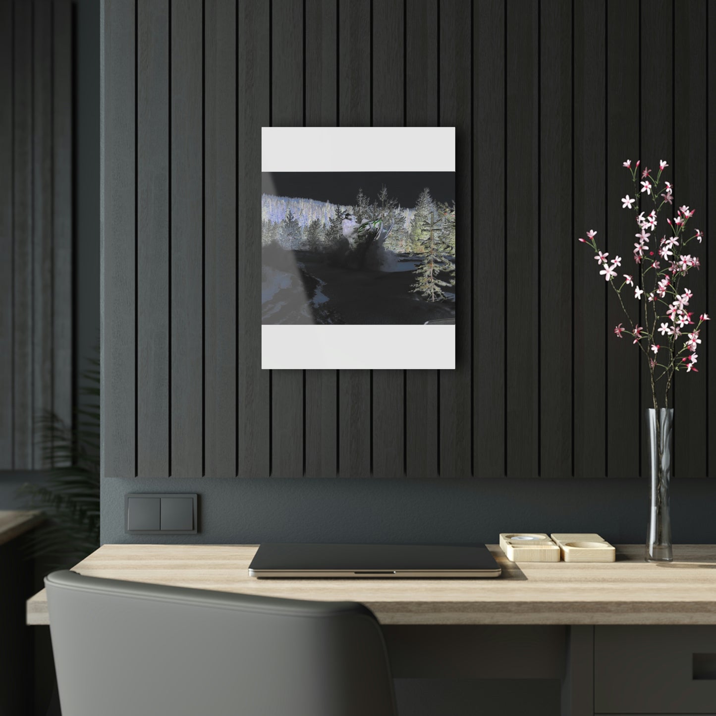 Acrylic Prints ... "No Time 'Like-Air-Time' ..." ... A True Master At His Craft ... December 2022, Rhett Creek, Idaho ... Original Works ...