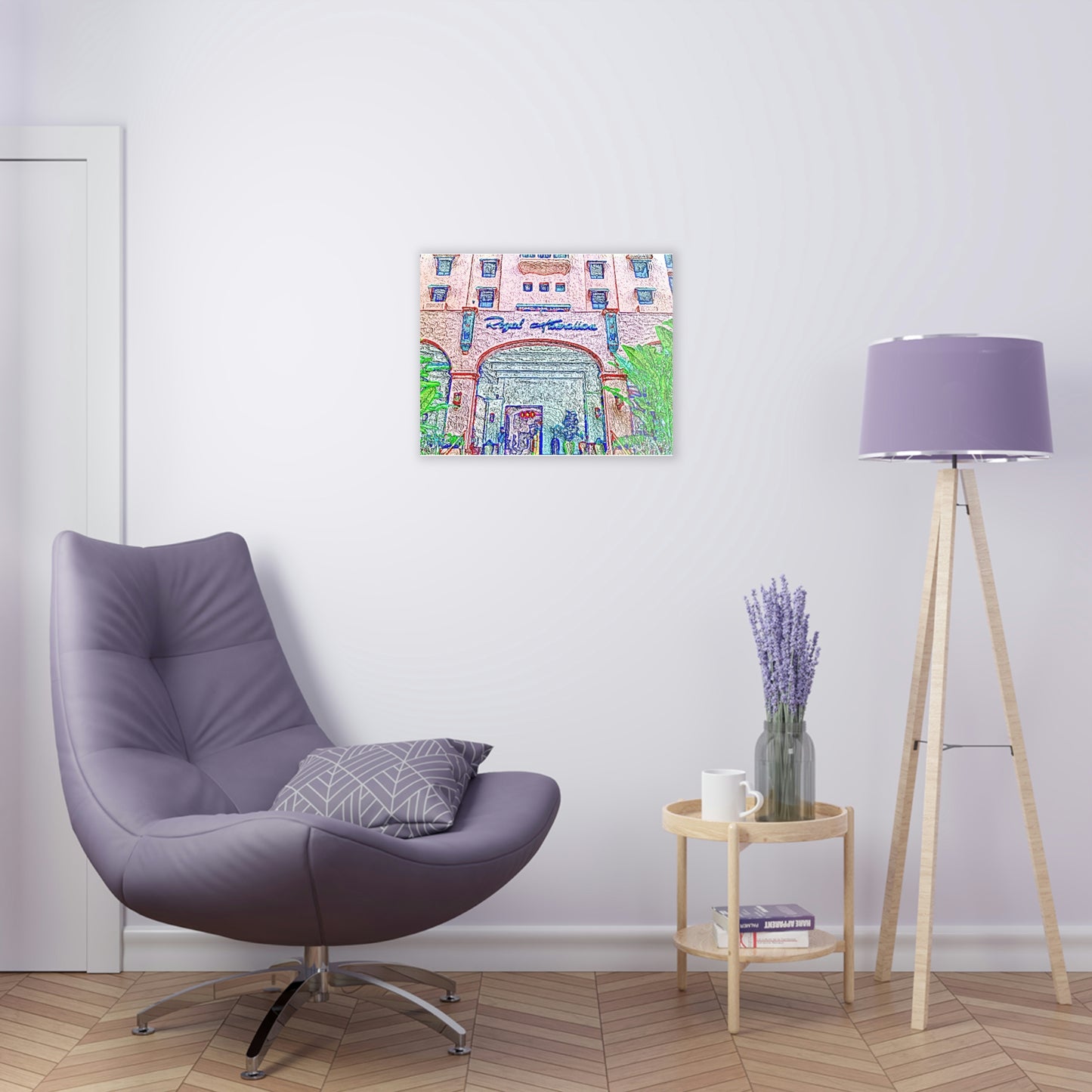 Acrylic Prints ...  "La Grande Entree" At: 'The Pink Palace' ... The Royal Hawai'ian ... Honolulu, HI ... '27Oct2014' ... Original Works ...