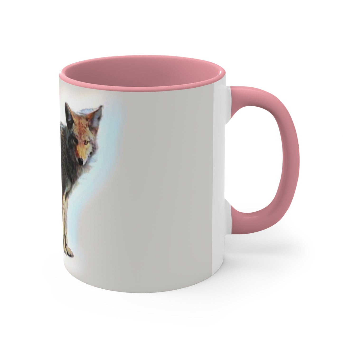 Accent Coffee Mug, 11oz ... Coyote ... "Yosemite Valley: Circa May23 ... KPH Base Photo" ... Original Works ...