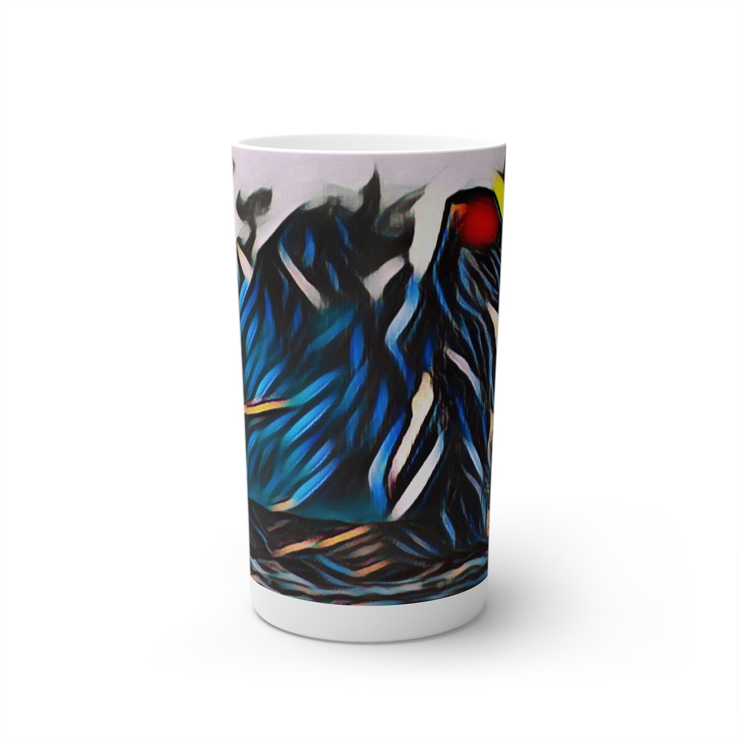 Conical Coffee Mugs (3oz, 8oz, 12oz) ... "Ken's Favourite Humpback Breach" ... Circa: 21st Century ... Maui, HI ... Original Works ...