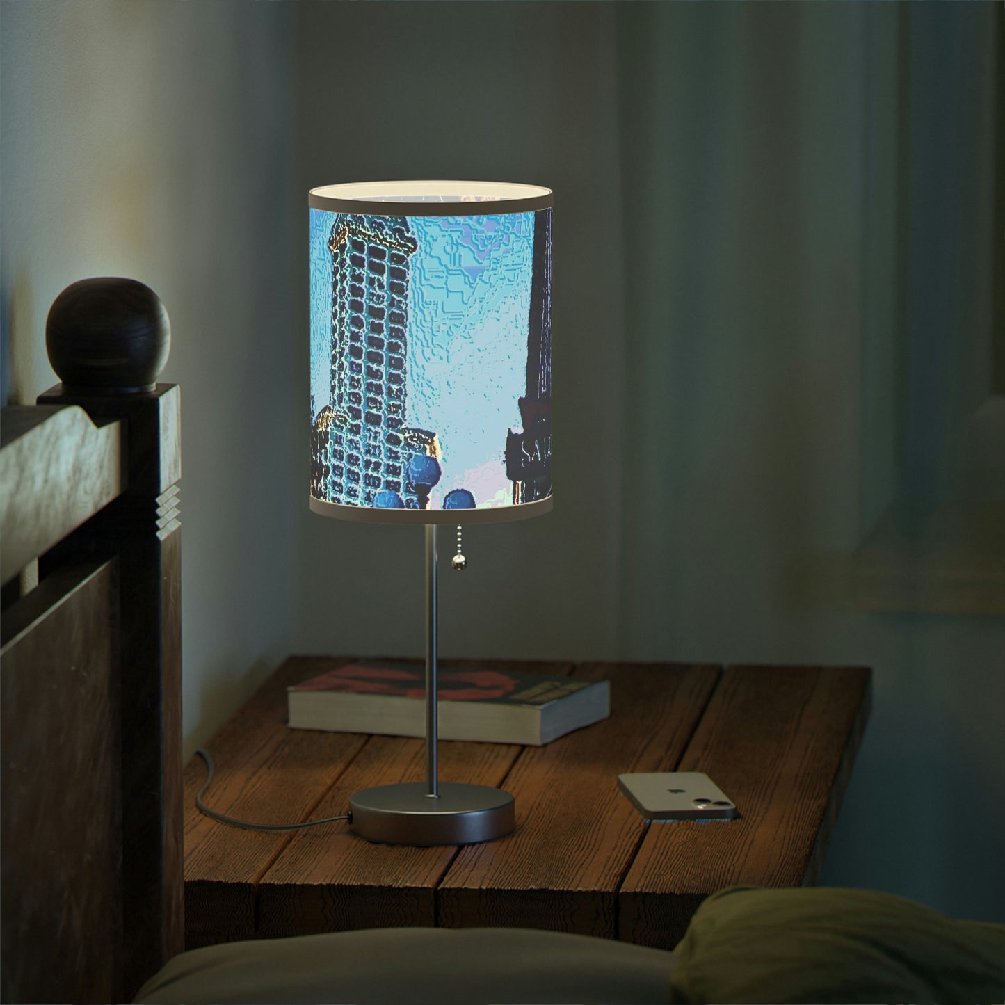 Lamp on a Stand, US|CA plug ...  Pioneer Square & Smith Tower ... 'That World Famous View' ... Colleague Supplied Photo ... Original Works ...