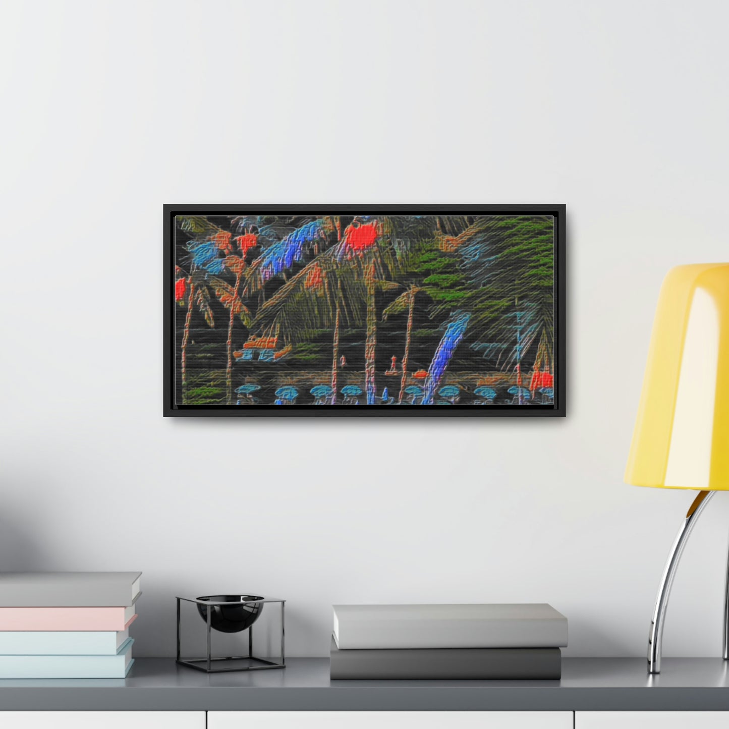 Gallery Canvas Wraps, Horizontal Frame ... "The Royal Hawai'ian: Waikiki Beach_Beach" ... Honolulu, HI ... Ocotber 2014 (Halloween) ... Original Works ...