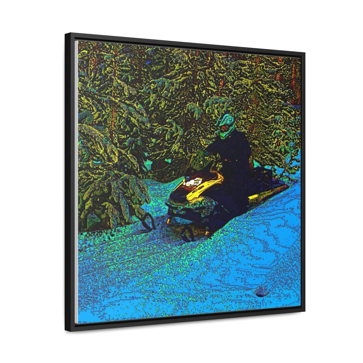 Gallery Canvas Wraps, Square Frame ... Yep ... "Another Day ... Riding Through The Wilderness ... " ... February 2023 ... Original Works ...