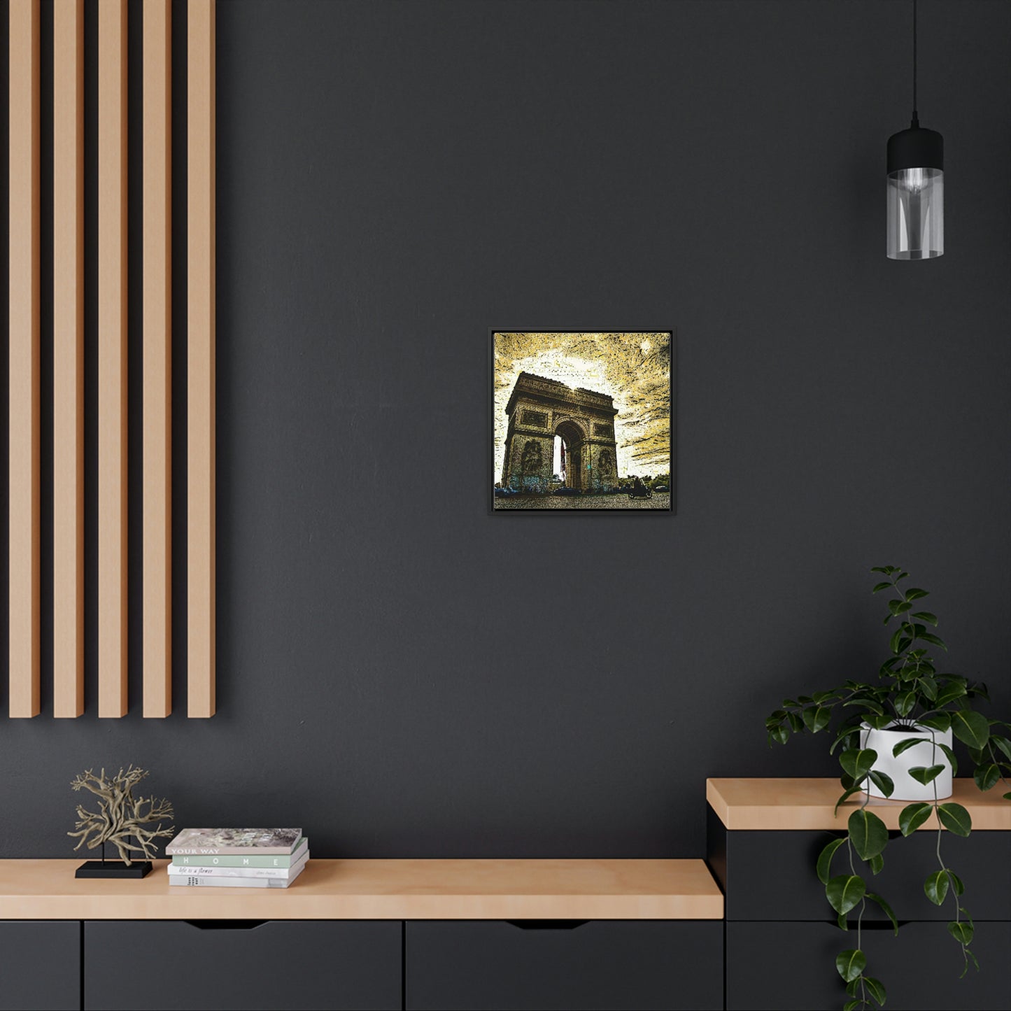Gallery Canvas Wraps, Square Frame ...  L'Arc de Triomphe ... 'Barbara Joan Bonnell-Holt Photo' ... Circa 1972 ... Oringinal Works ...