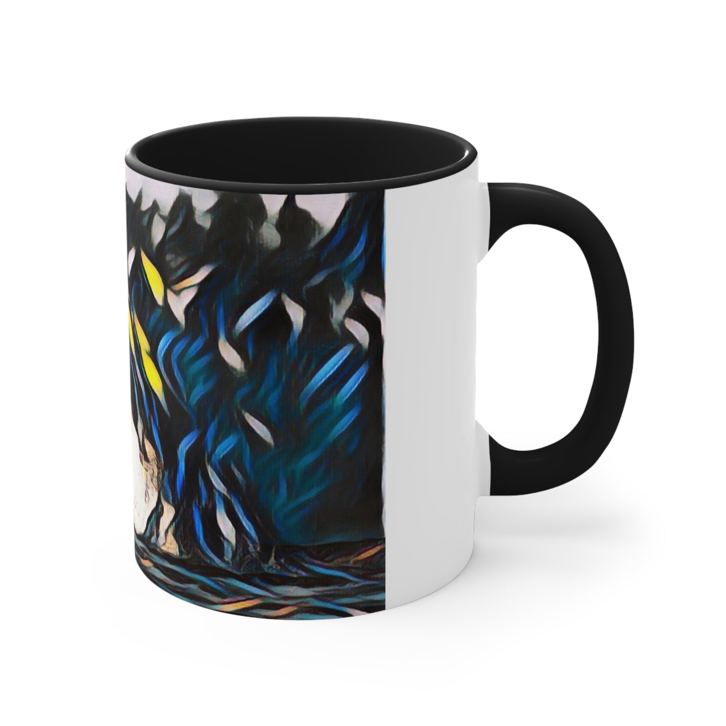 Accent Coffee Mug, 11oz ... "Ken's Favourite Humpback Breach" ... Circa: 21st Century ... Maui, HI ... Original Works ...