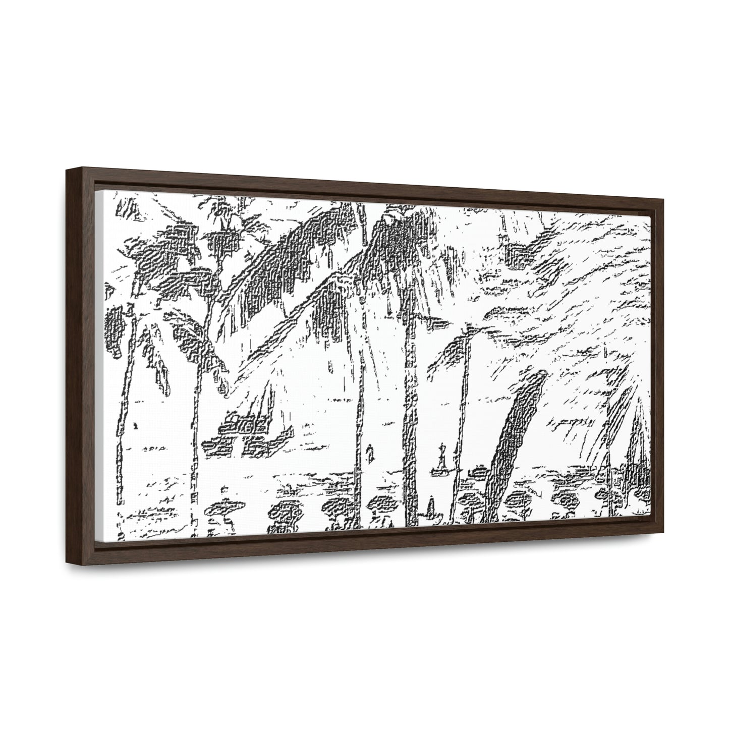 Gallery Canvas Wraps, Horizontal Frame ... "The Royal Hawai'ian: Waikiki Beach_Beach" ... Honolulu, HI ... Ocotber 2014 (Halloween) ... Original Works ...