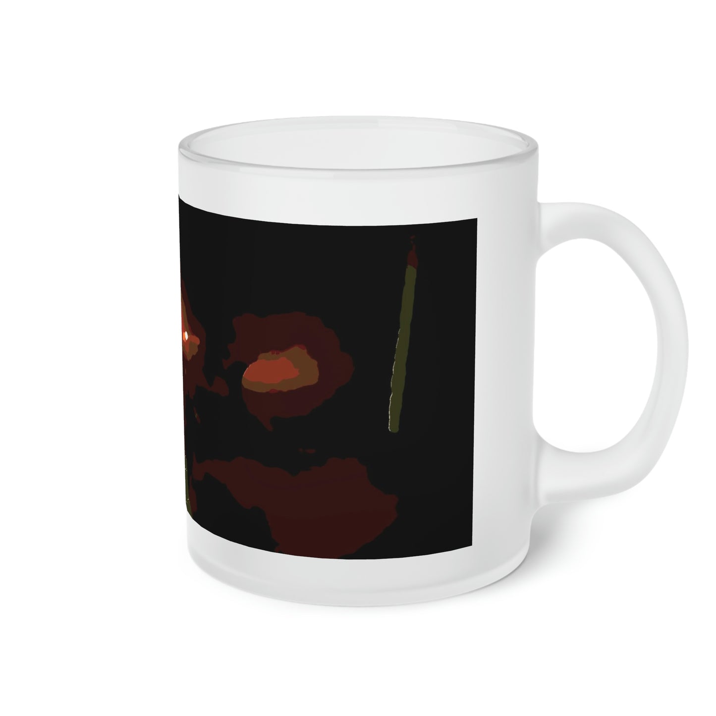 Frosted Glass Mug ... Ruger .357 Magnum Early-Morning-Target-Practice ... 'Circa April 2022' ... Original Works ...