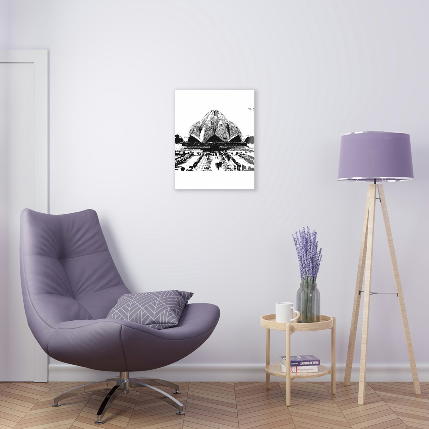 Acrylic Prints ... 'Bahai'i House-Of-Worship' ... "Lotus Temple: Delhi, India, 2008" ... Original Works ...