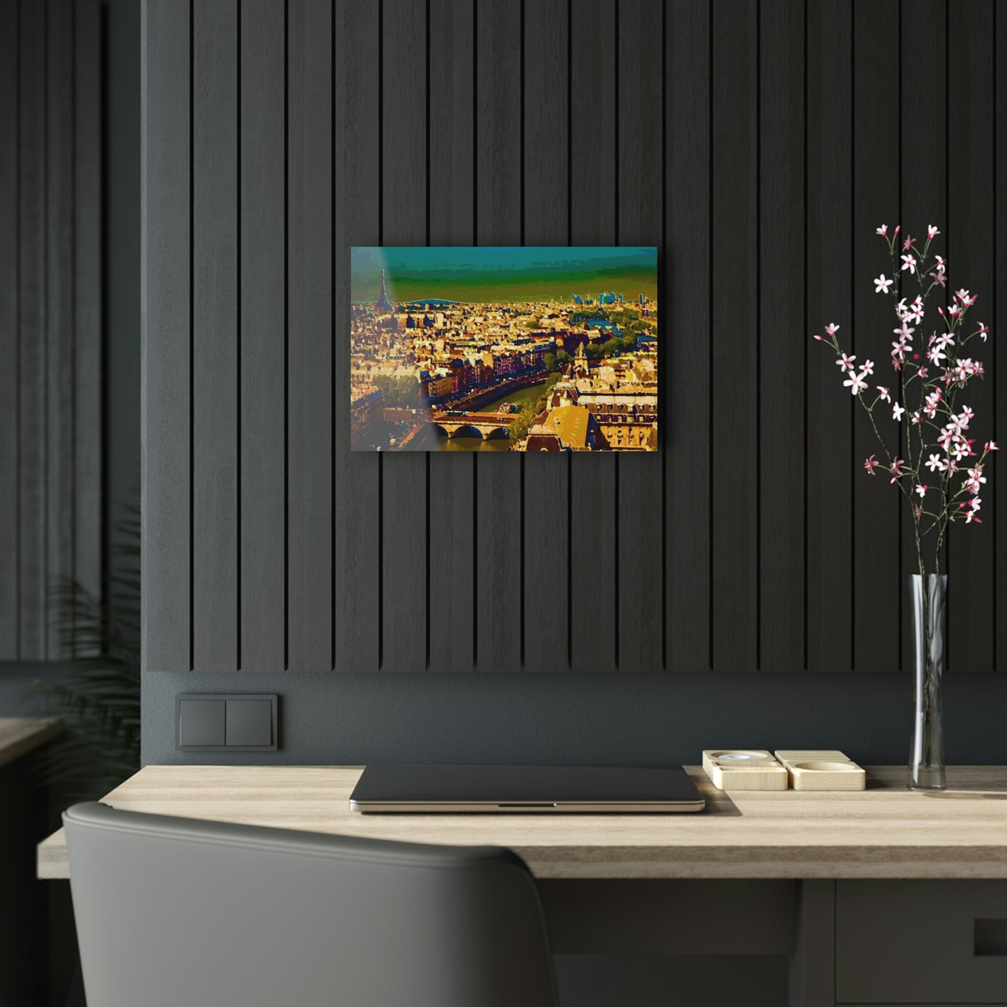 Acrylic Prints ... Au Paris ... "Along The River Seine" ... Barbara Joan Bonnel-Holt: 1972 ... Original Works ...
