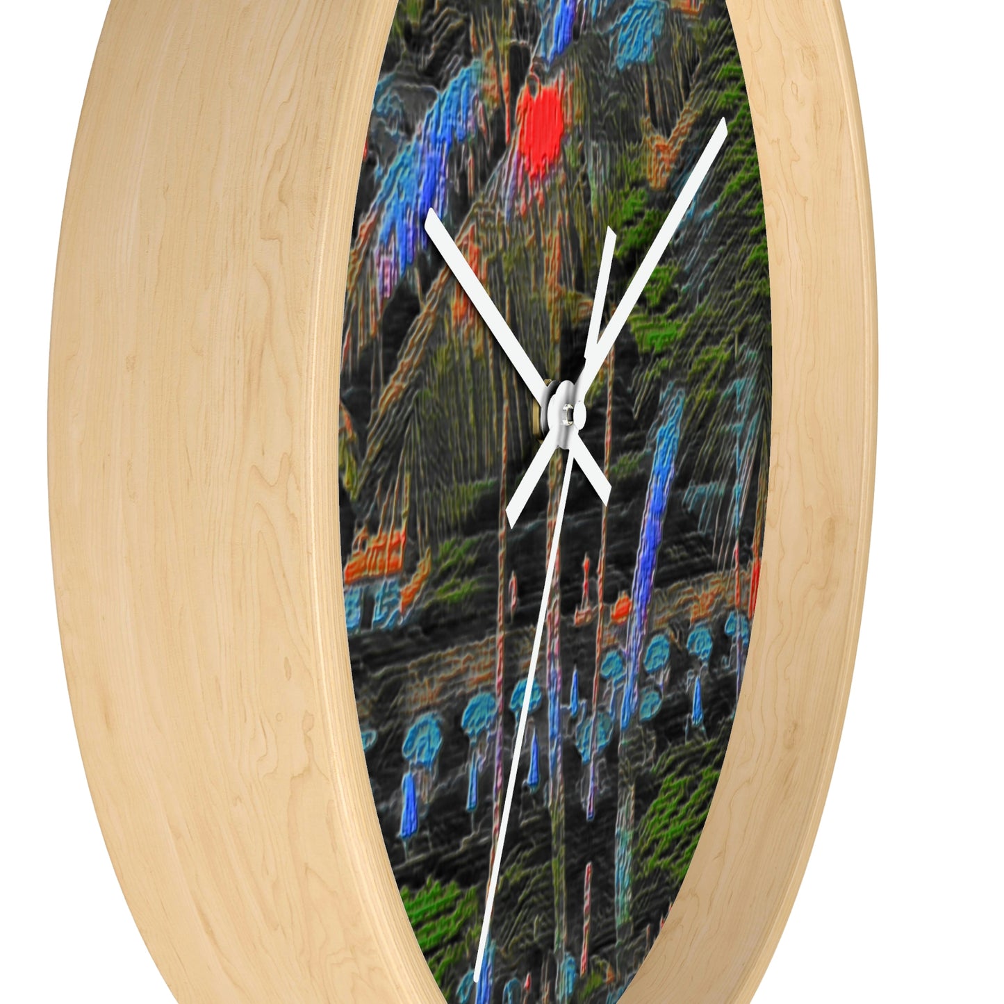 Wall Clock ... "The Royal Hawai'ian: Waikiki Beach_Beach" ... Honolulu, HI ... Ocotber 2014 (Halloween) ... Original Works ...