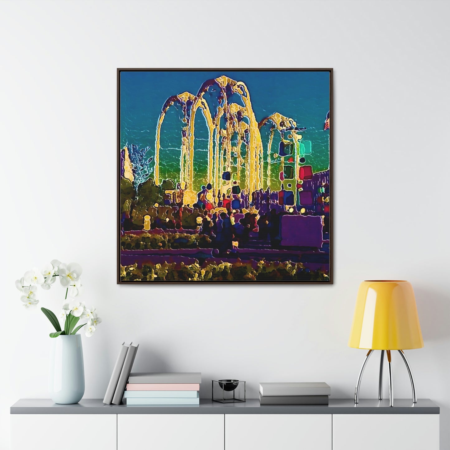 Gallery Canvas Wraps, Square Frame ... "Arches 'Like-No-Other' ... " Seattle World's Fair: 1962. A Family Original ...