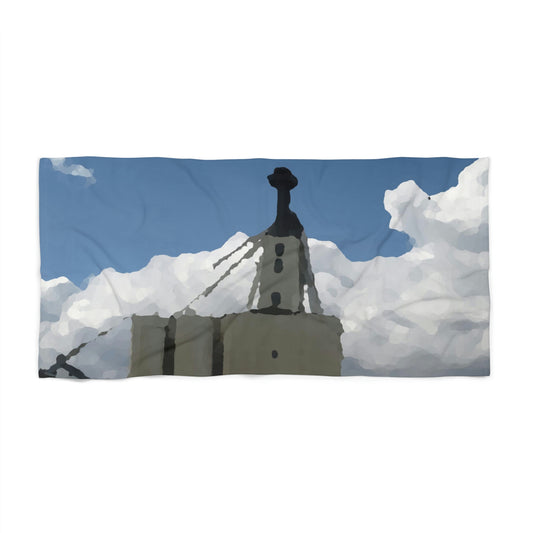 Beach Towel... "ICP: Idaho County Propane ... 'Production Facilities Grangeville, Idaho' ... "  Original Works: Rendering Time: 10 Hours ...