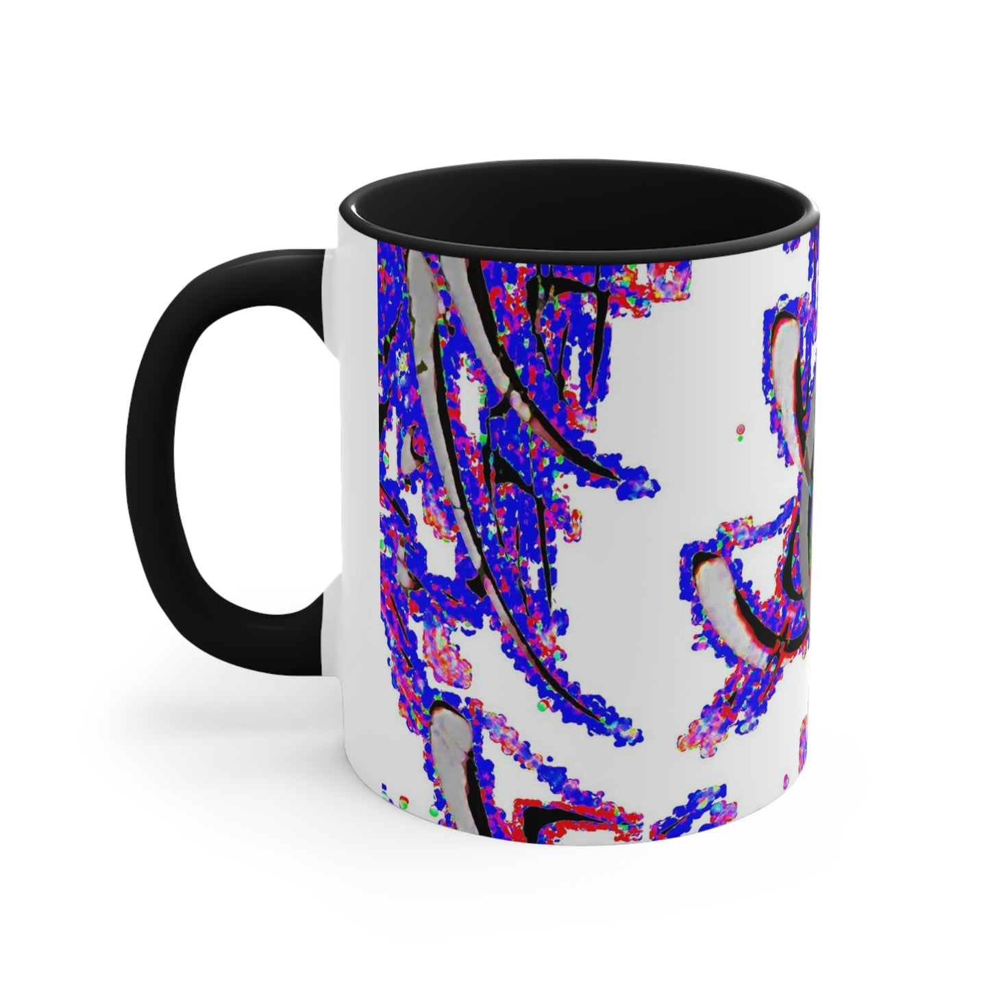 Accent Coffee Mug, 11oz ... "Waning Moon" ... Central Idaho ... October 2022 ... Rendering Time: 22 Hours ... Original Works ...