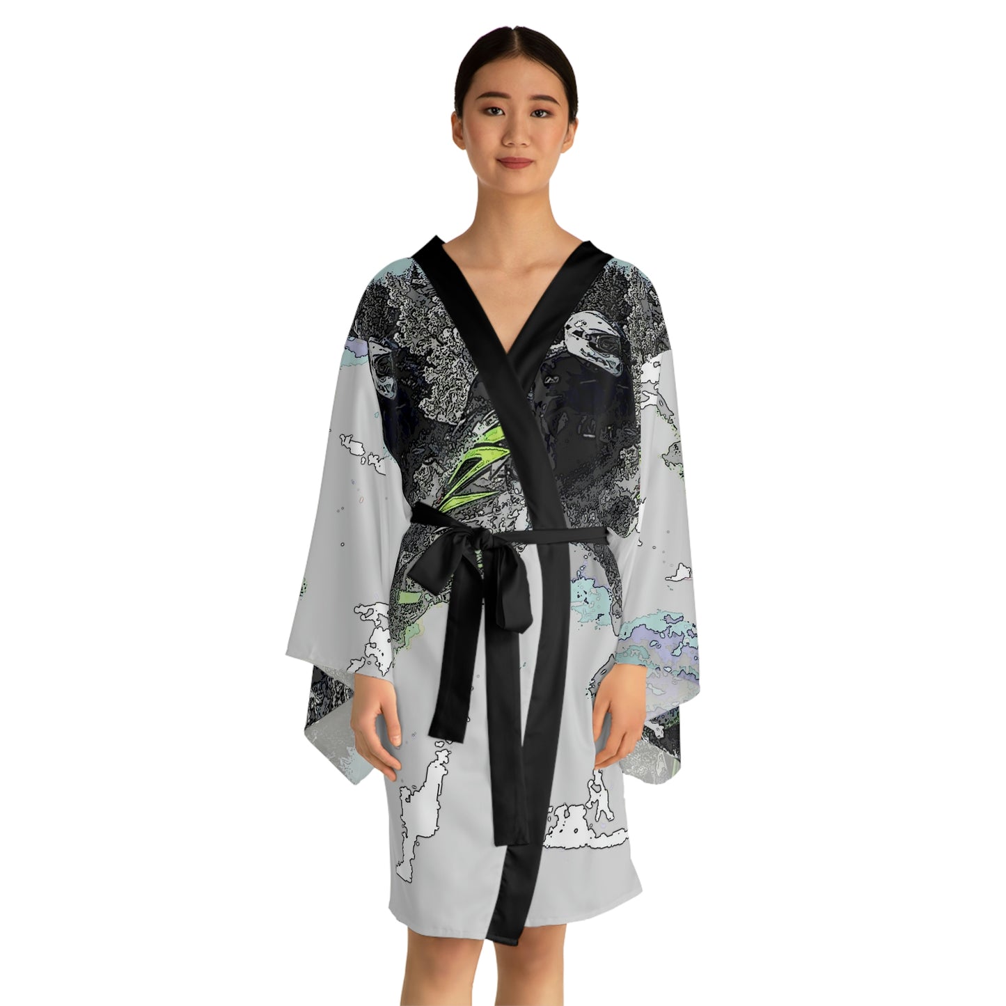 Long Sleeve Kimono Robe ... Come Fly With The Professionals ... CIP-Airways ... 'Getting-Er-Done' ... Original Works ... December 2022 ...