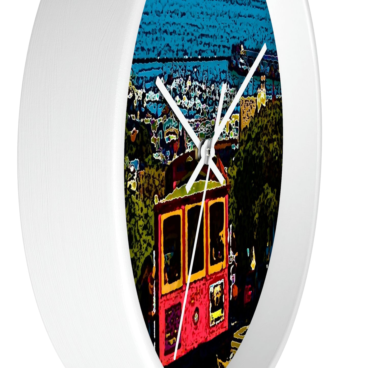 Wall clock ... San Francisco ... 'A Rice-A-Roni-A-San Francisco Treat' ... "A Cable Car Classic" ... Family Archives: 1973 ... Original Works ...
