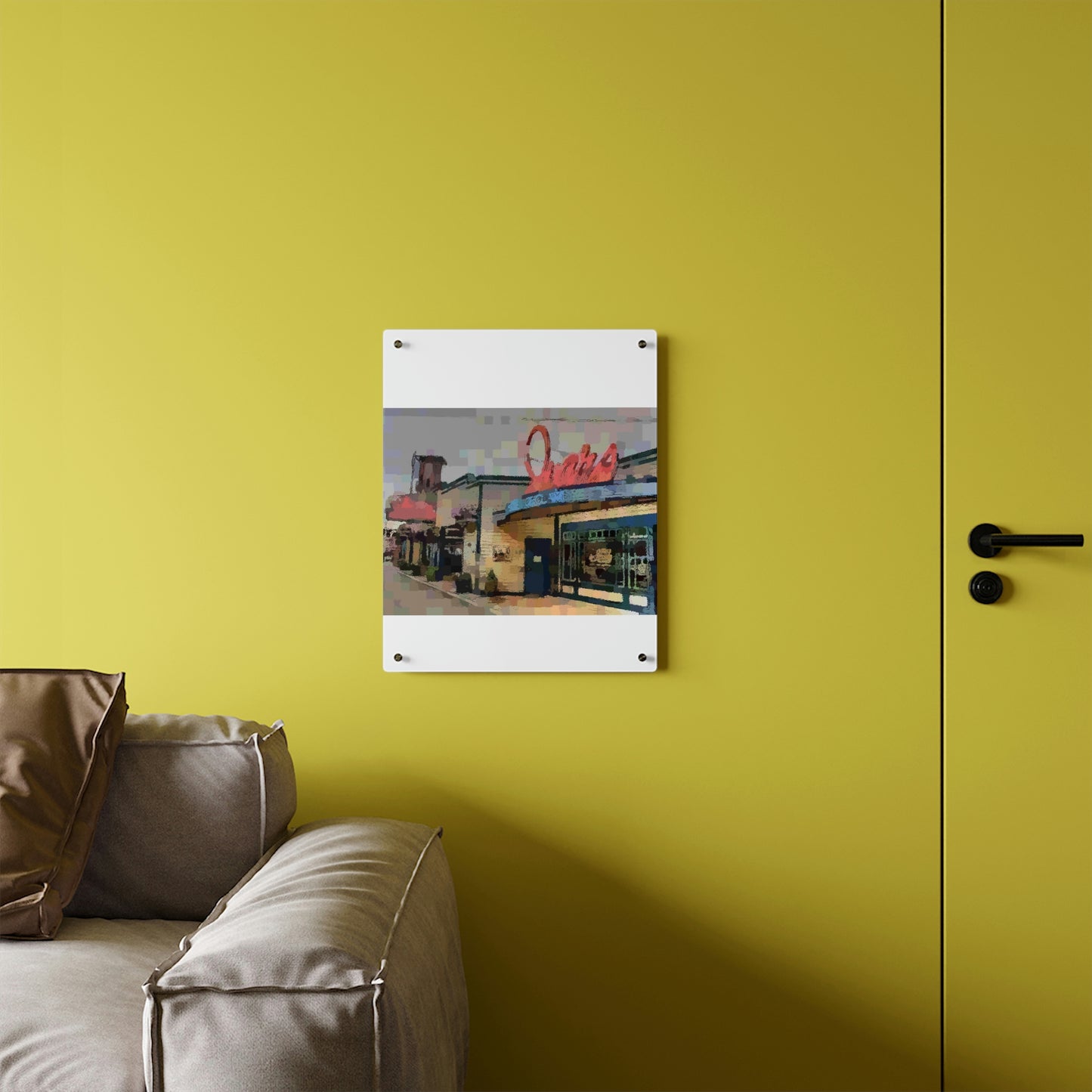 Acrylic Wall Art Panels ...  In-A-Hurry & Stressed? ... Remember: Keep "Clam" ... Clam_Happy ...  'Ivars: Seattle Waterfront' ... Personal Archives ... Original Works ...