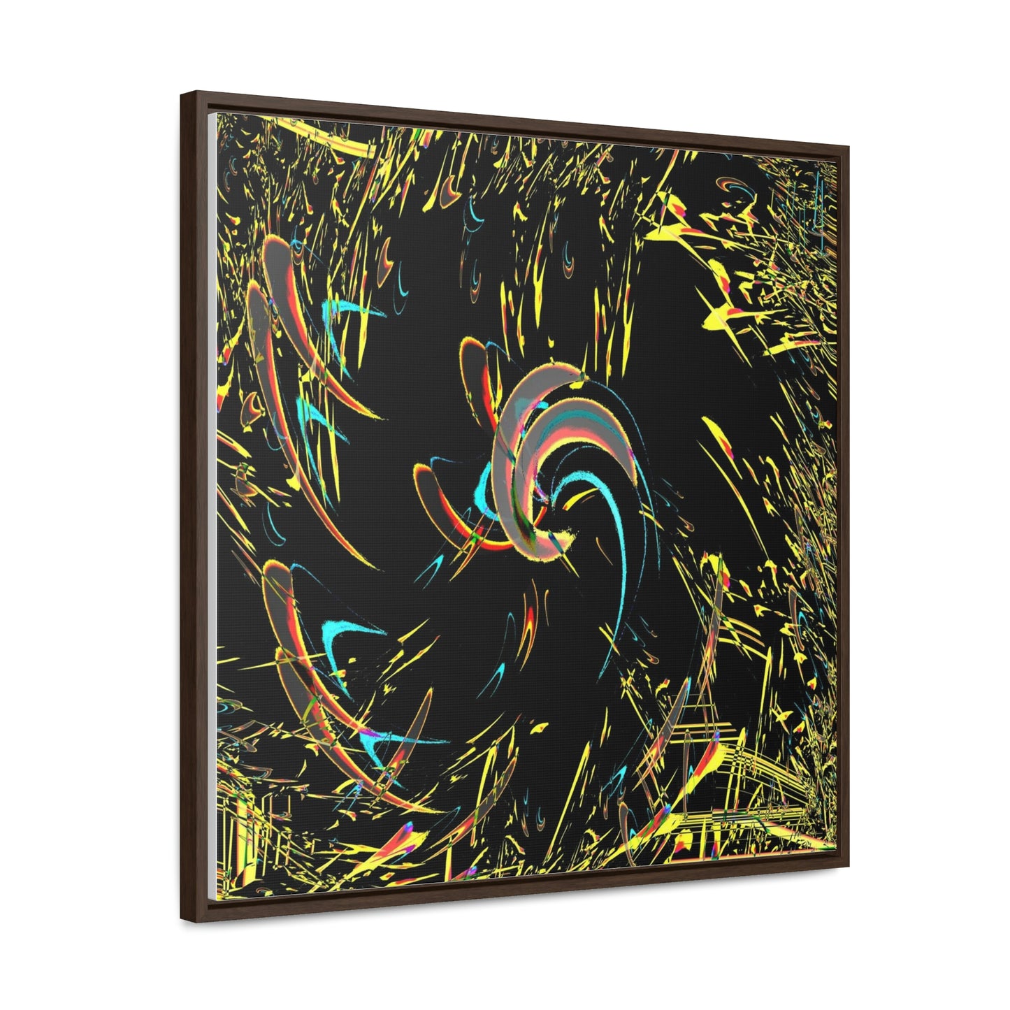 Gallery Canvas Wraps, Square Frame ... "Waning Moon" ... Central Idaho ... October 2022 ... Rendering Time: 22 Hours ... Original Works ...