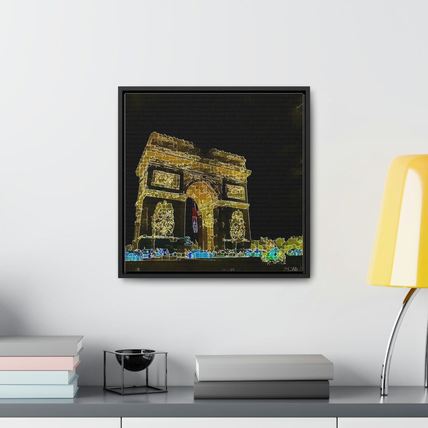 Gallery Canvas Wraps, Square Frame ...  L'Arc de Triomphe ... 'Barbara Joan Bonnell-Holt Photo' ... Circa 1972 ... Oringinal Works ...