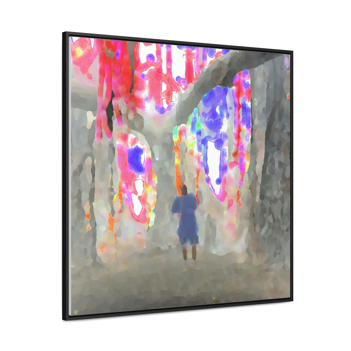 Gallery Canvas Wraps, Square Frame ... 'More' ... Jesuit Philosophy ... "In The Polynesian Banyans ..."