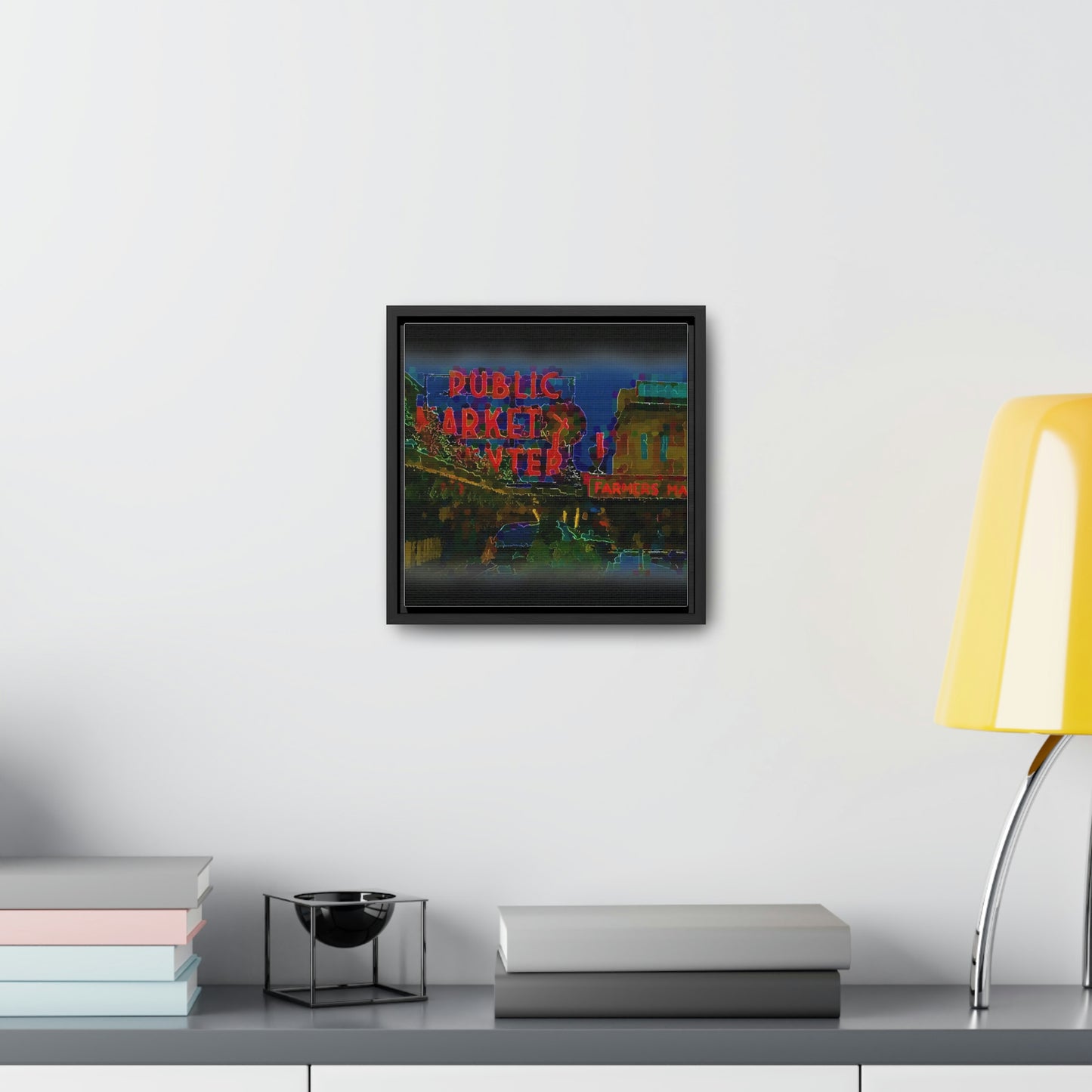 Gallery Canvas Wraps, Square Frame ... PPM: Pike Place Market ... Original Work ... Winter 2022 ...