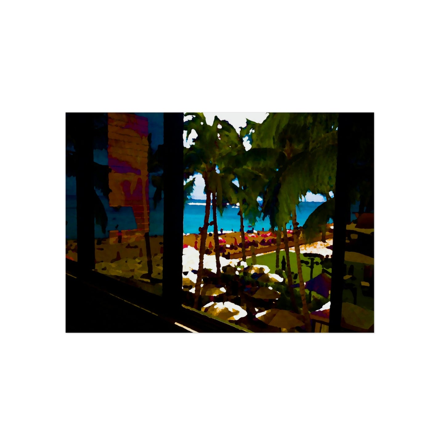 Aluminum Composite Panels ... "A Room With A 'Kingly View' ..." ... The Royal Hawai'ian - The Kings Palace ... Waikiki, HI ... October 2014 ... Original Works ...
