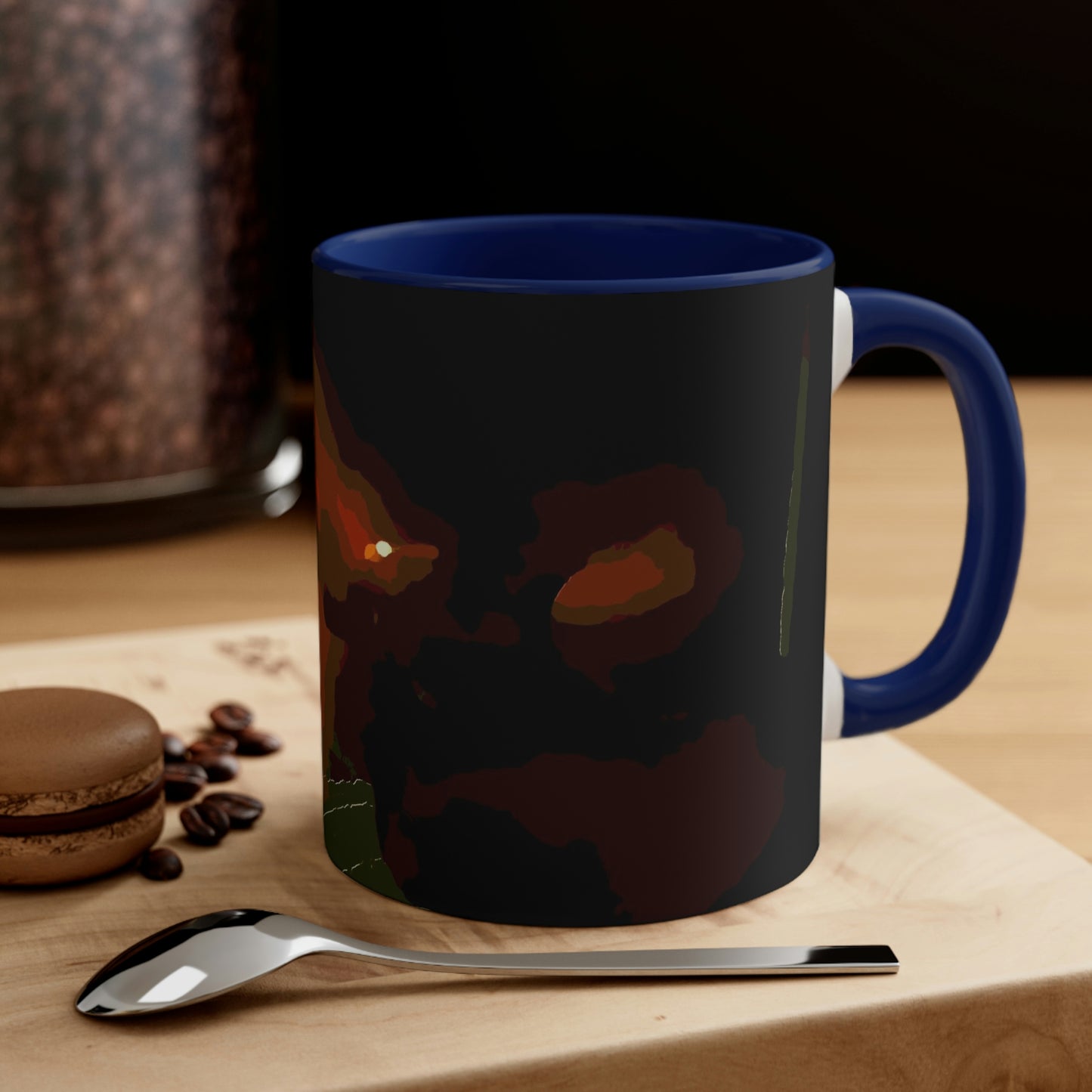 Accent Coffee Mug, 11oz ... Ruger .357 Magnum Early-Morning-Target-Practice ... 'Circa April 2022' ... Original Works ...