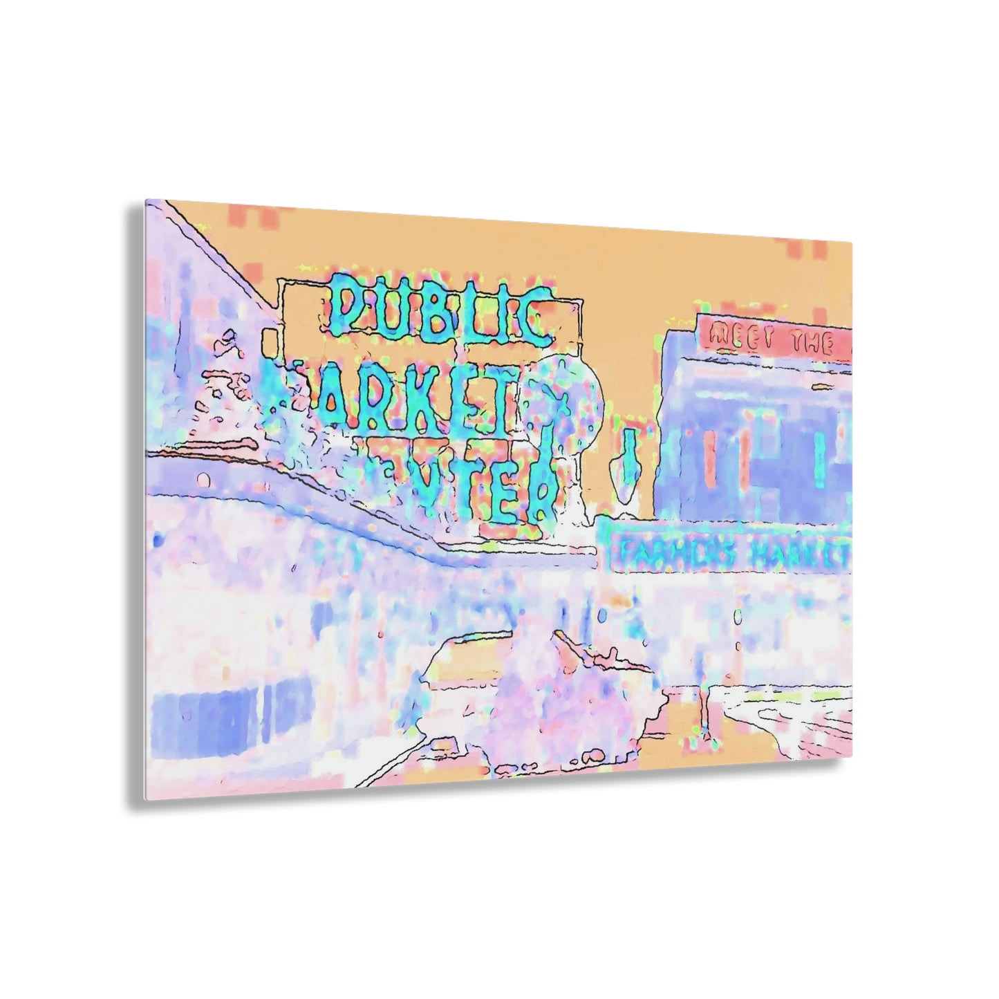 Acrylic Prints ... "Seattle's PPM: Pike-Place-Market" ... I Remember That Day ... The Photo Shoot ... 'It Was Snowing' ... Original Works ...