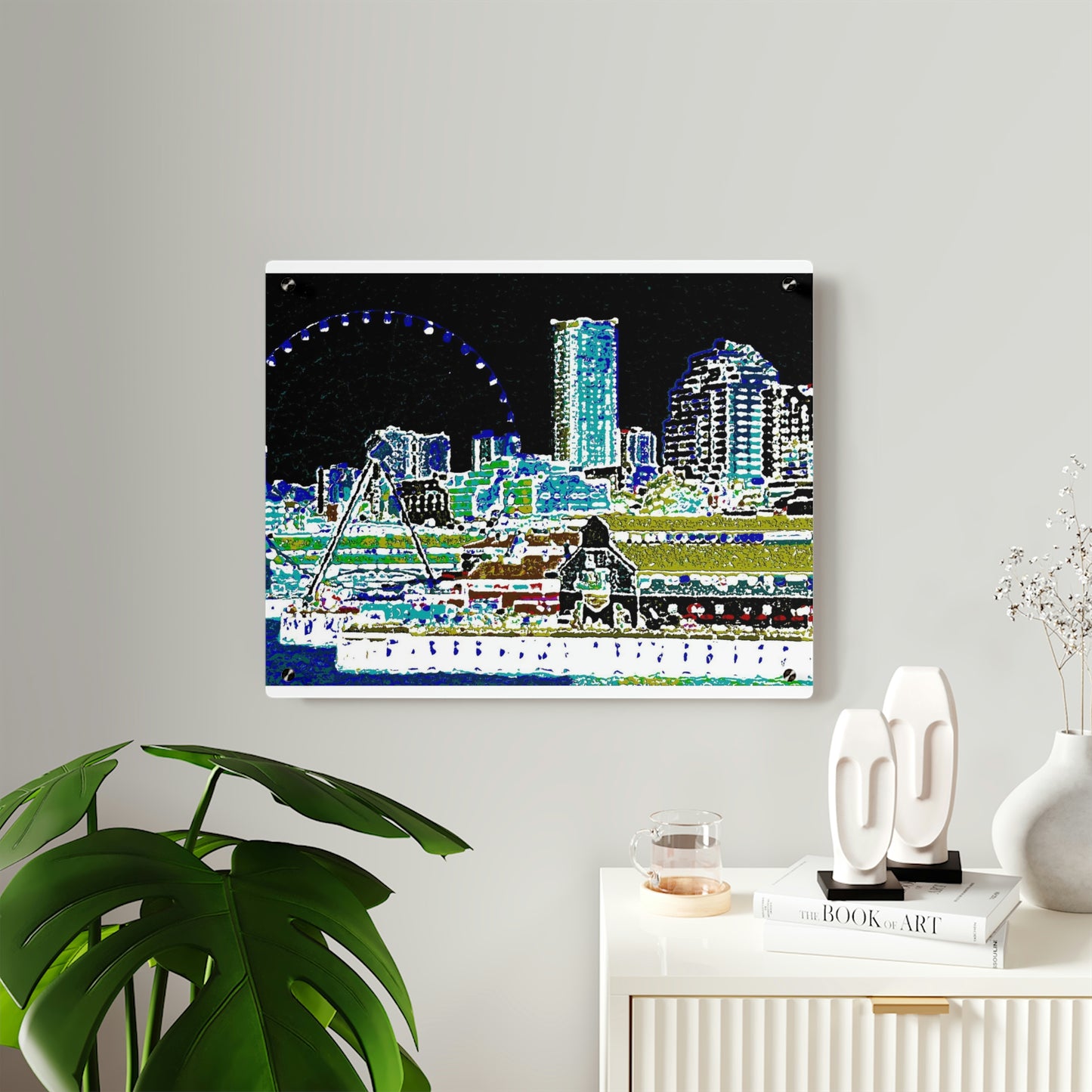 Acrylic Wall Art Panels ... That Classic Wheel ... 'Seattle's Wheel' ... & An Old Classic Waterside Vendors ...  'Family Archives' ... Original Works ...