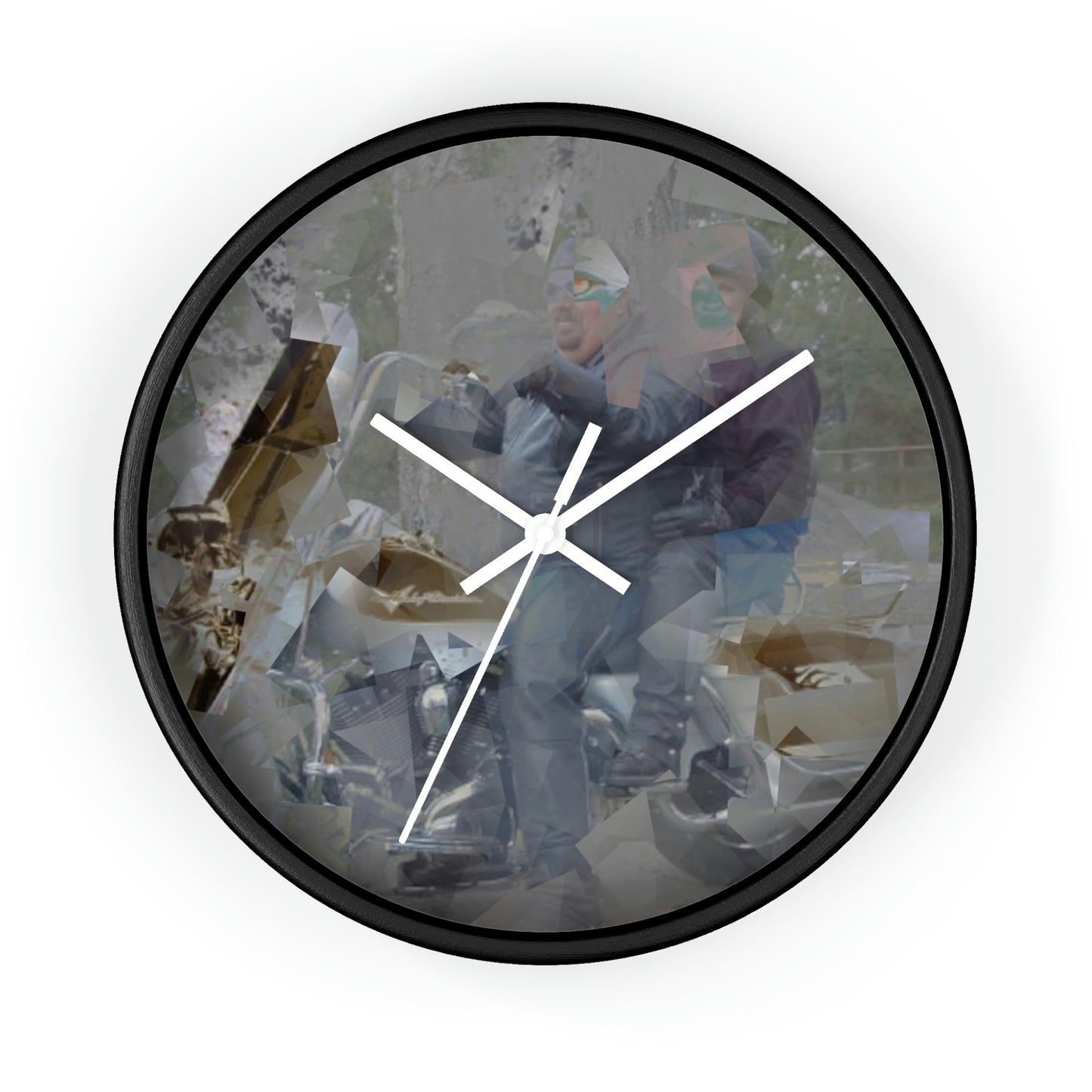 Wall clock ... The Open Road Beckons ... "Harley 'D' Yearnings ..."  Original Works ...