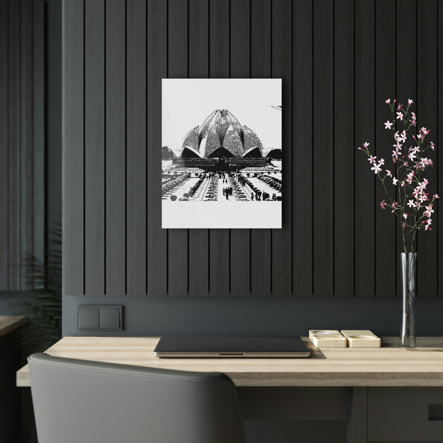 Acrylic Prints ... 'Bahai'i House-Of-Worship' ... "Lotus Temple: Delhi, India, 2008" ... Original Works ...