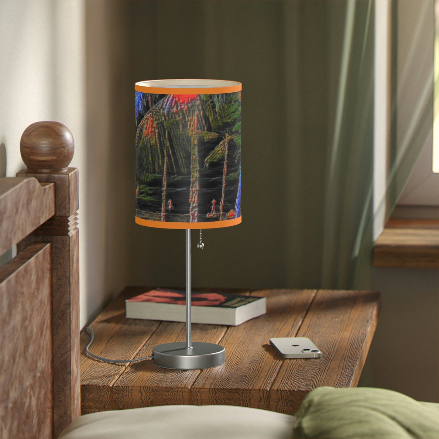 Lamp on a Stand, US|CA plug ... "The Royal Hawai'ian: Waikiki Beach_Beach" ... Honolulu, HI ... Ocotber 2014 (Halloween) ... Original Works ...