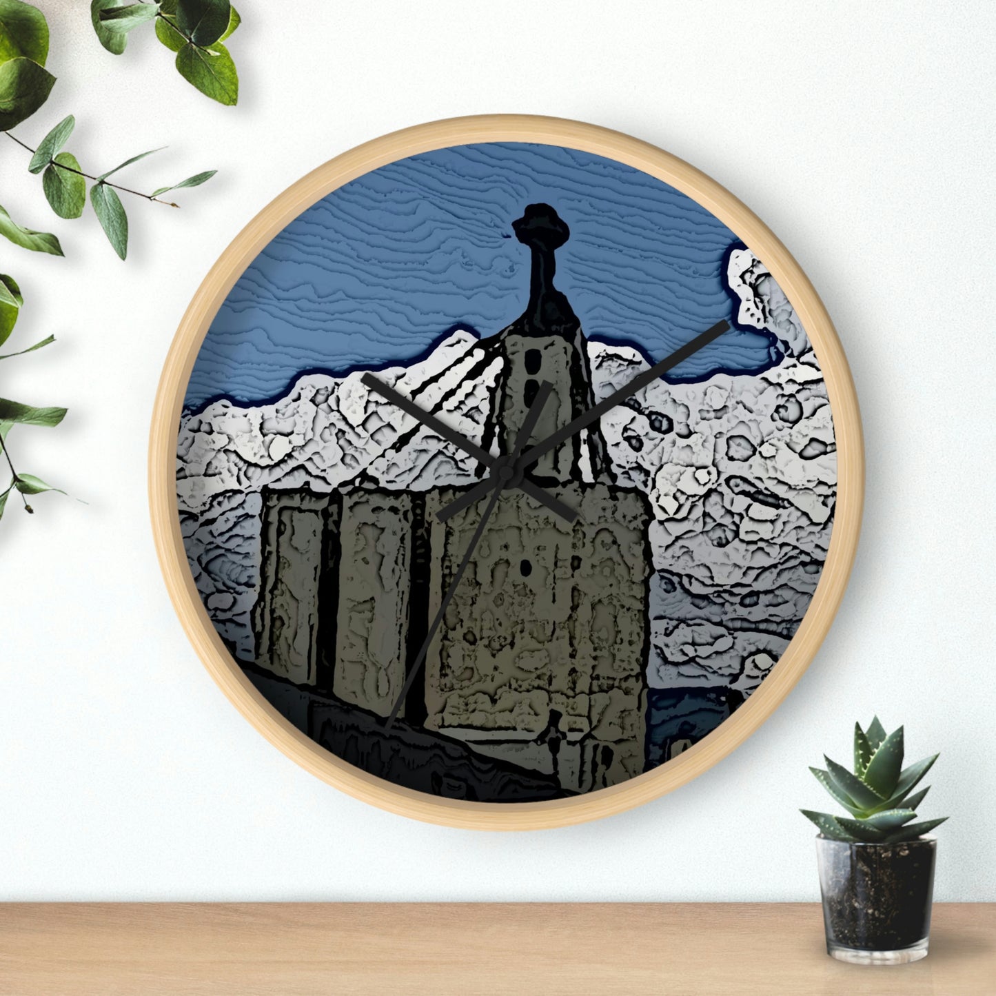 Wall clock ... "ICP: Idaho County Propane ... 'Production Facilities Grangeville, Idaho' ... "  Original Works: Rendering Time: 10 Hours ...