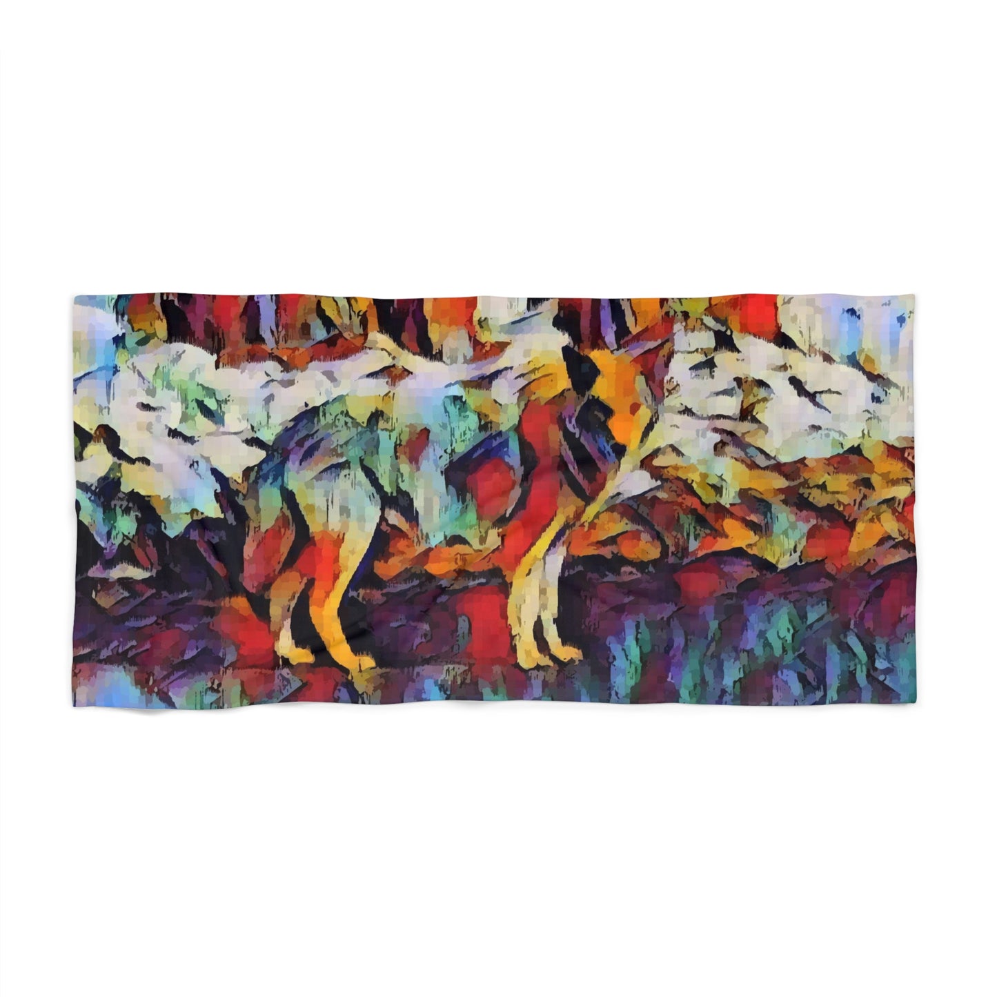 Beach Towel ... Coyote ... "Yosemite Valley: Circa May23 ... KPH Base Photo" ... Original Works ...