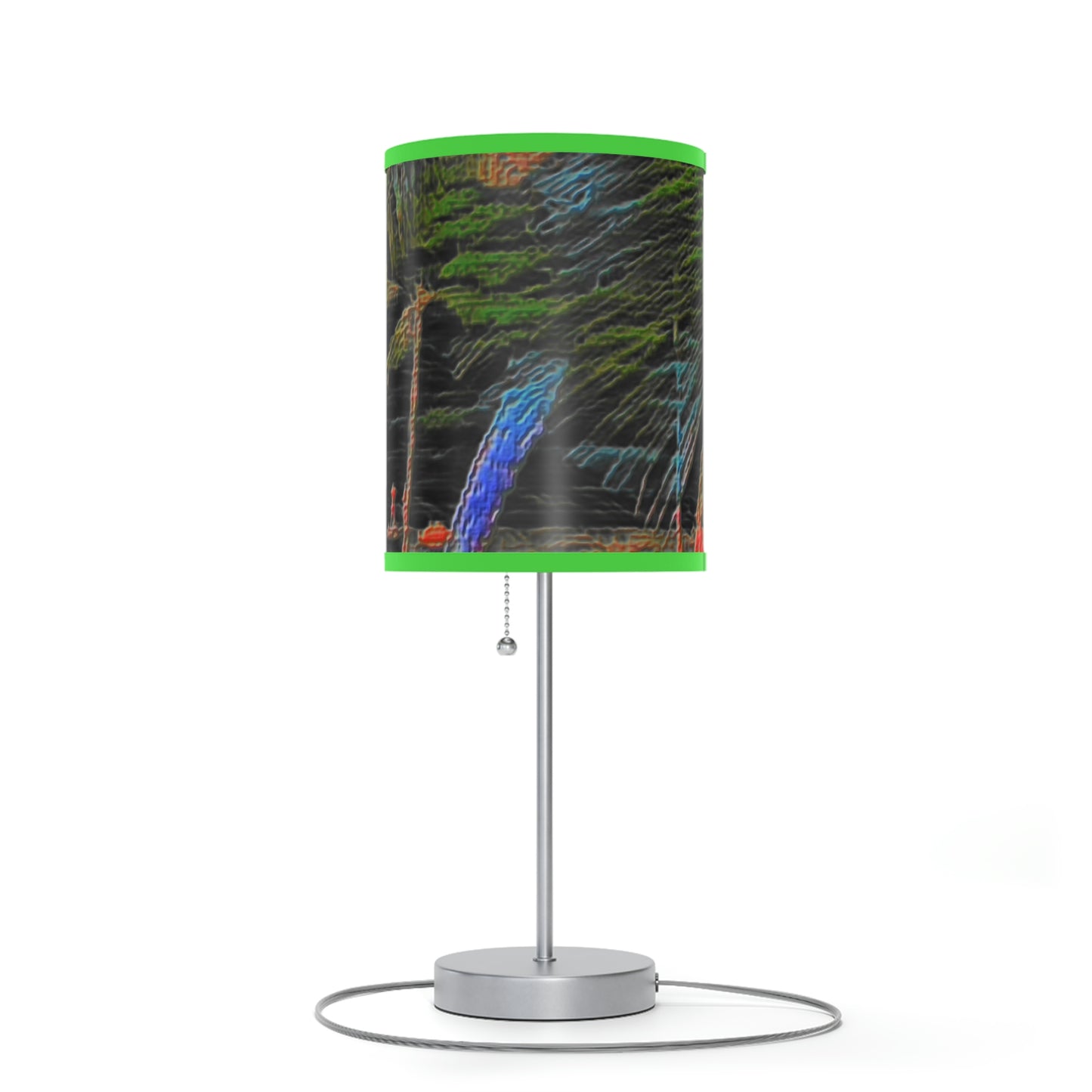 Lamp on a Stand, US|CA plug ... "The Royal Hawai'ian: Waikiki Beach_Beach" ... Honolulu, HI ... Ocotber 2014 (Halloween) ... Original Works ...