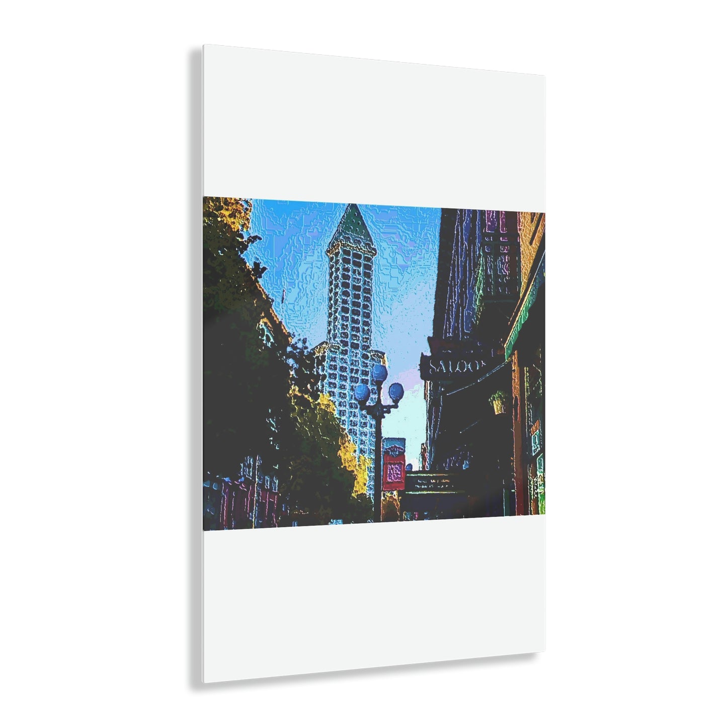 Acrylic Prints ... Pioneer Square & Smith Tower ... 'That World Famous View' ... Colleague Supplied Photo ... Original Works ...