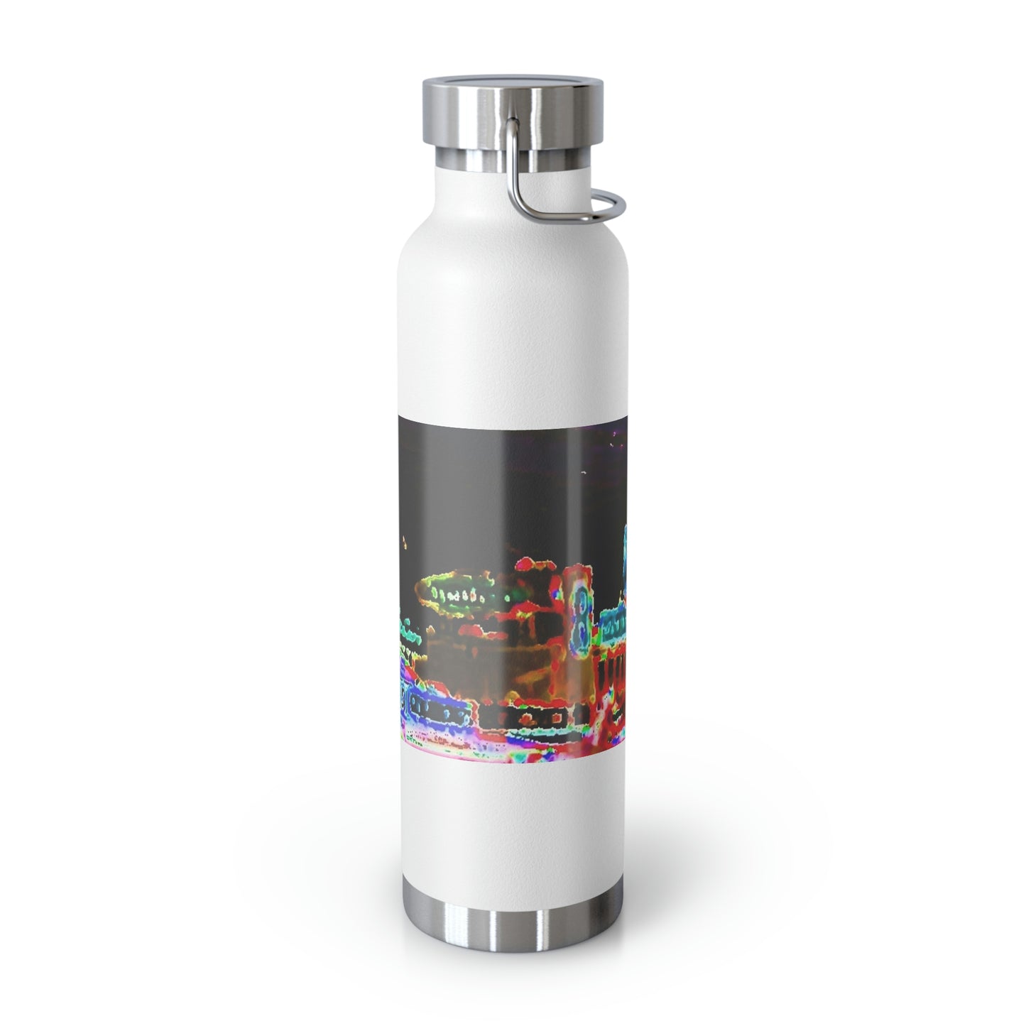 Copper Vacuum Insulated Bottle, 22oz ... "No.9 Fishermen's Grotto - Fishermen's Wharf, SF, California" ... Family Archives: 1970's ... Original Works ...