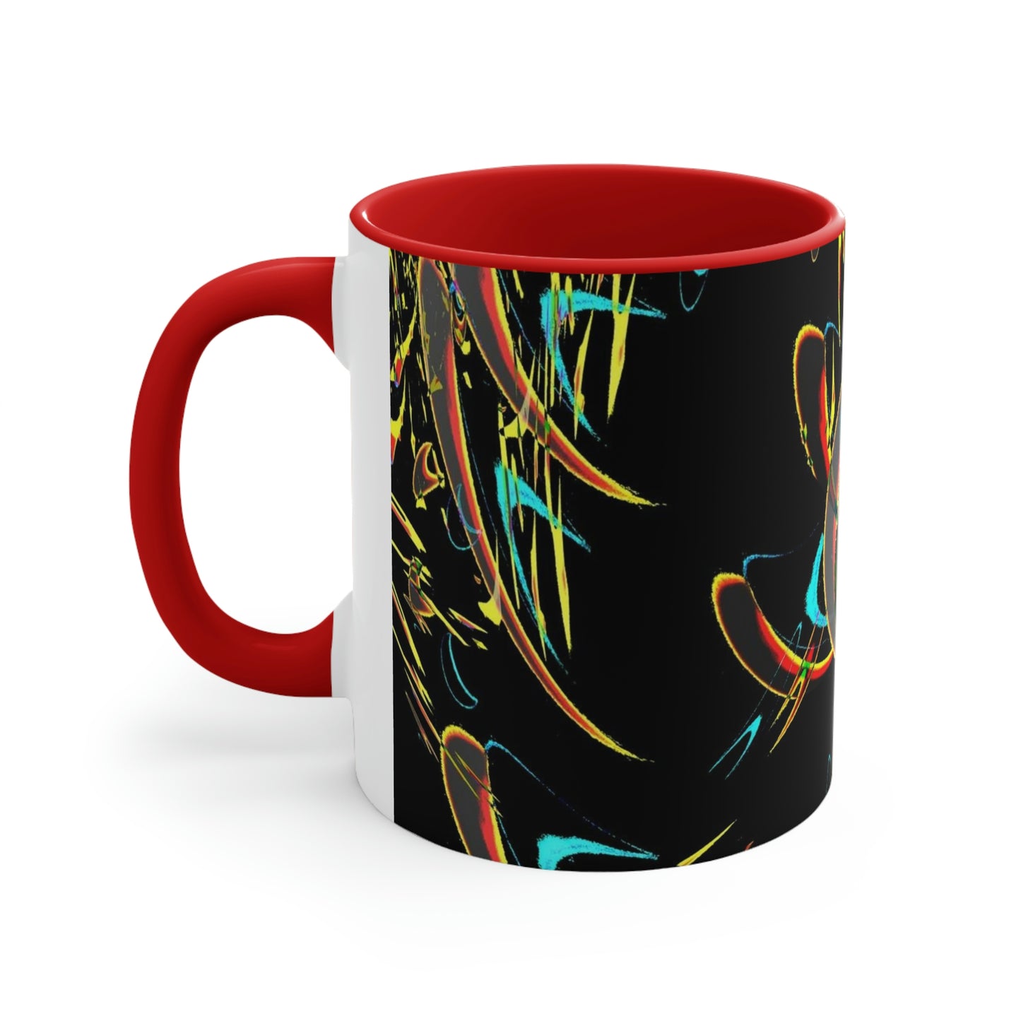 Accent Coffee Mug, 11oz ... "Waning Moon" ... Central Idaho ... October 2022 ... Rendering Time: 22 Hours ... Original Works ...