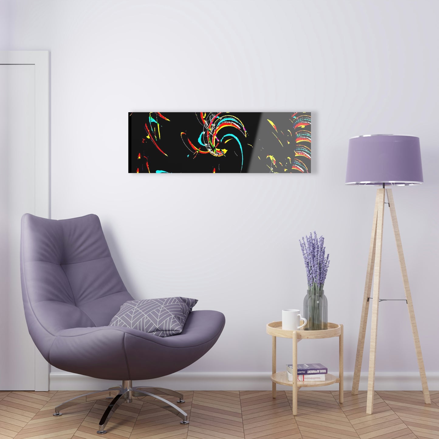 Acrylic Prints ... "Waning Moon" ... Central Idaho ... October 2022 ... Rendering Time: 22 Hours ... Original Works ...