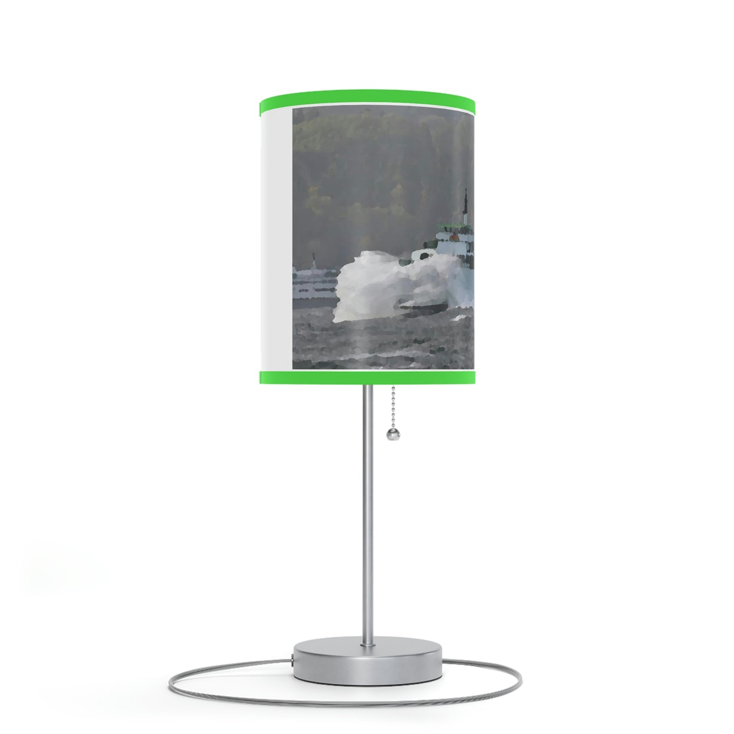 Lamp on a Stand, US|CA plug ... WADOT Ferry Crossing ... "A Very Rough Day" ... Mulkiteo Route ... Family Archives ... Early 1990's' ... Original Works ...